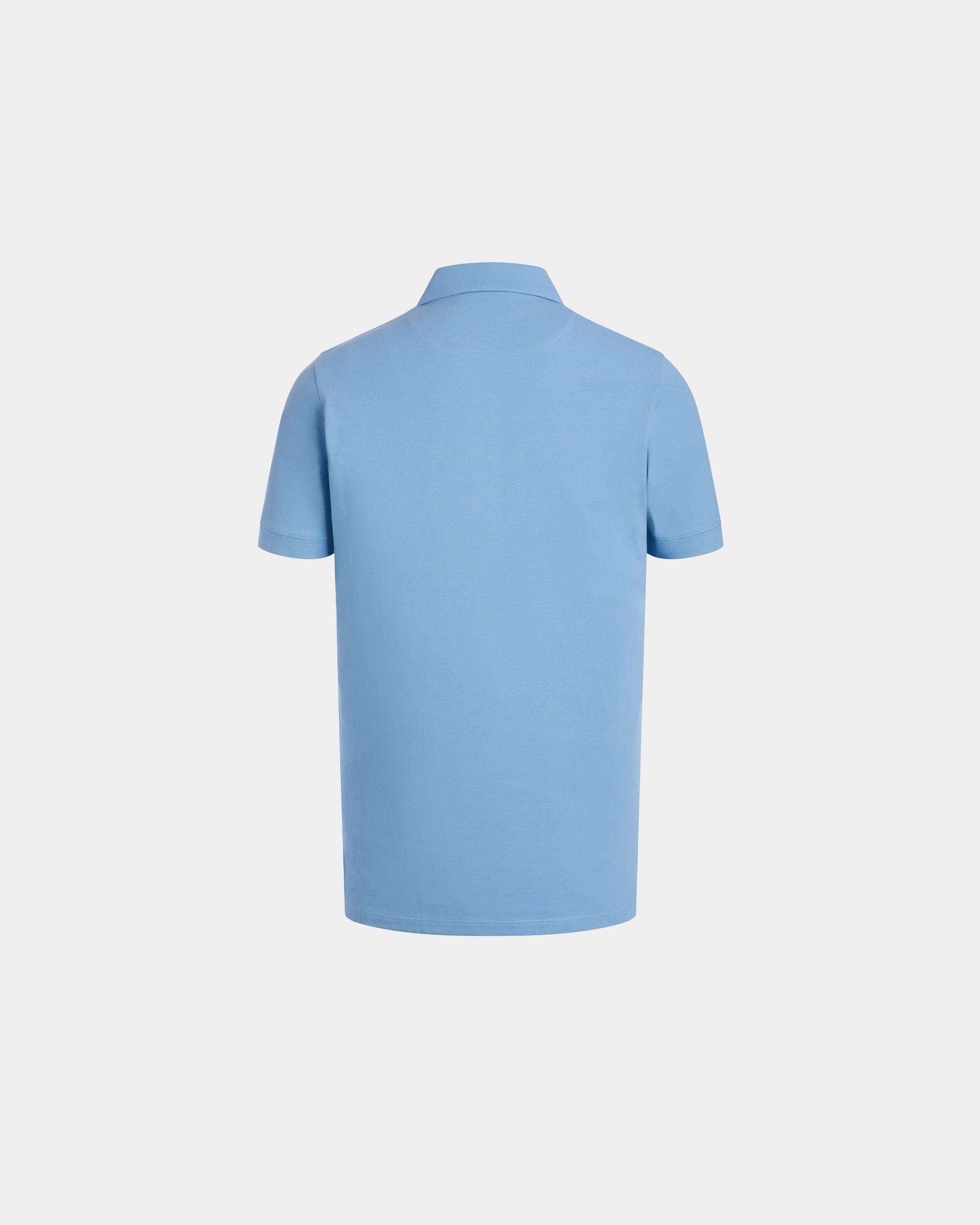 Poloshirt Aus Blauer Piqué-Baumwolle - Herren - Bally - 03