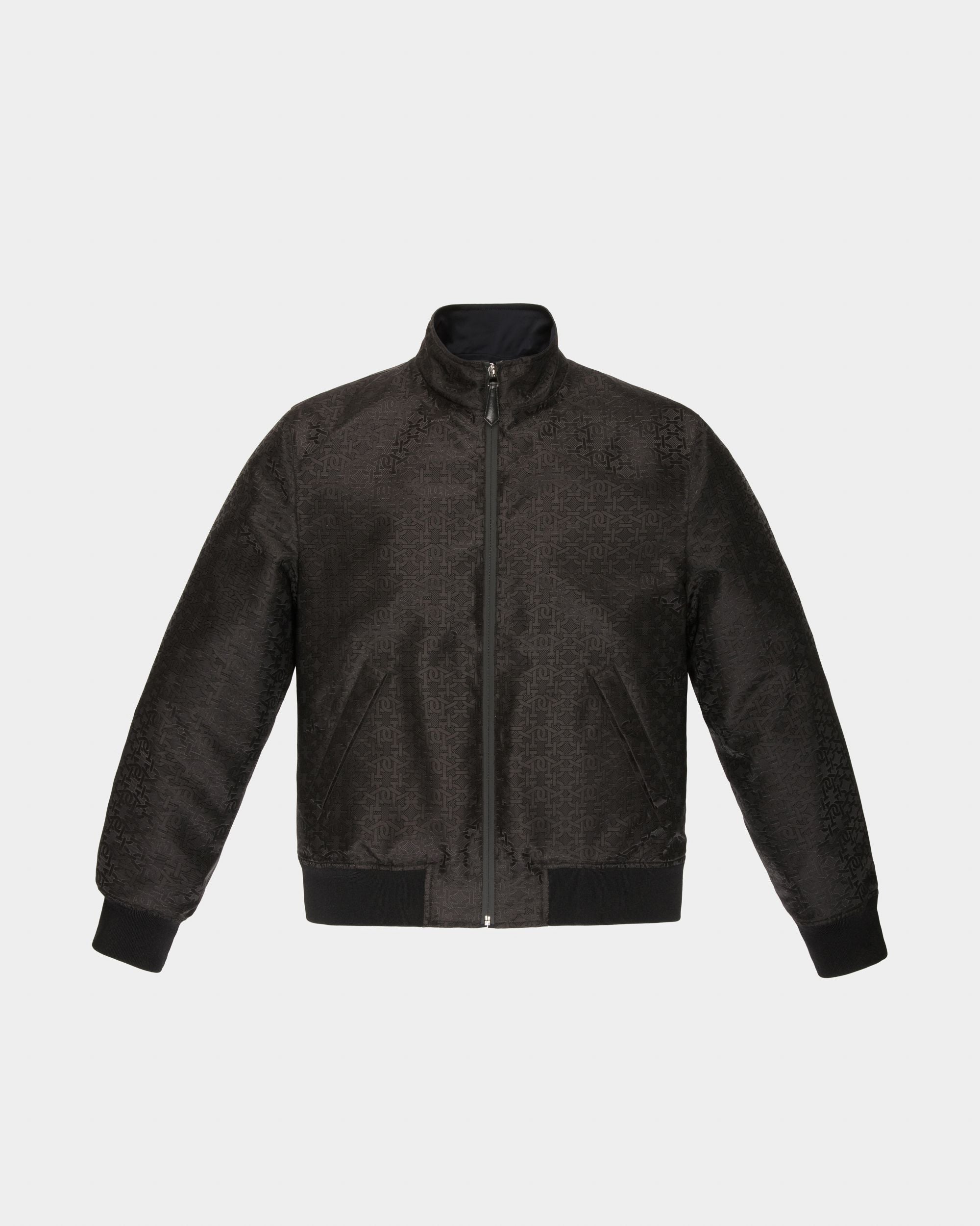 Bomberjacke Aus Recyceltem Polyester In Schwarz Und Marineblau - Herren - Bally - 04