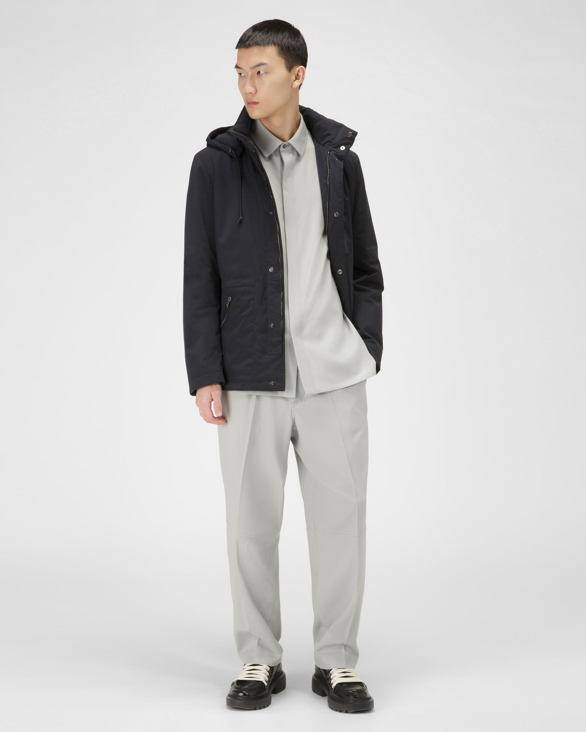 Mantel Aus Marineblauem Polyester - Herren - Bally - 05