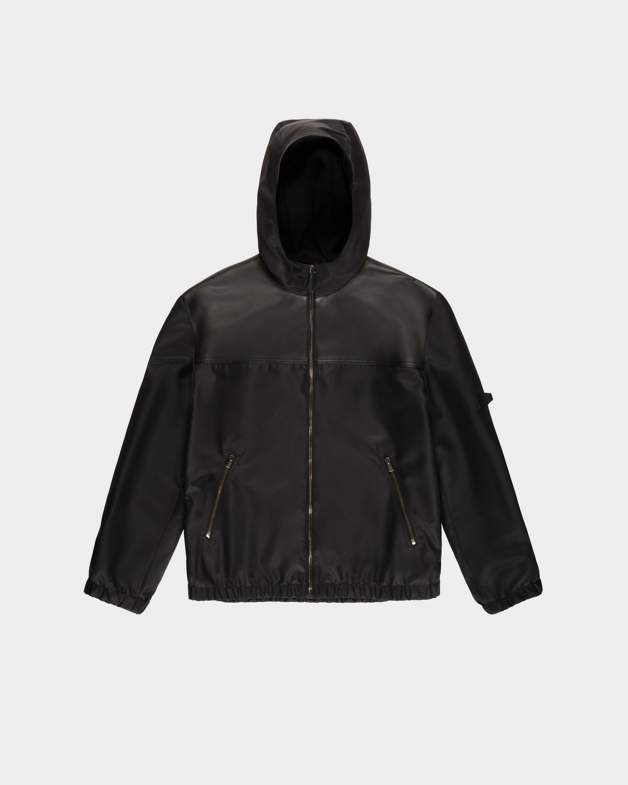Bomberjacke Aus Recyceltem Schwarzem Nylon - Herren - Bally - 04