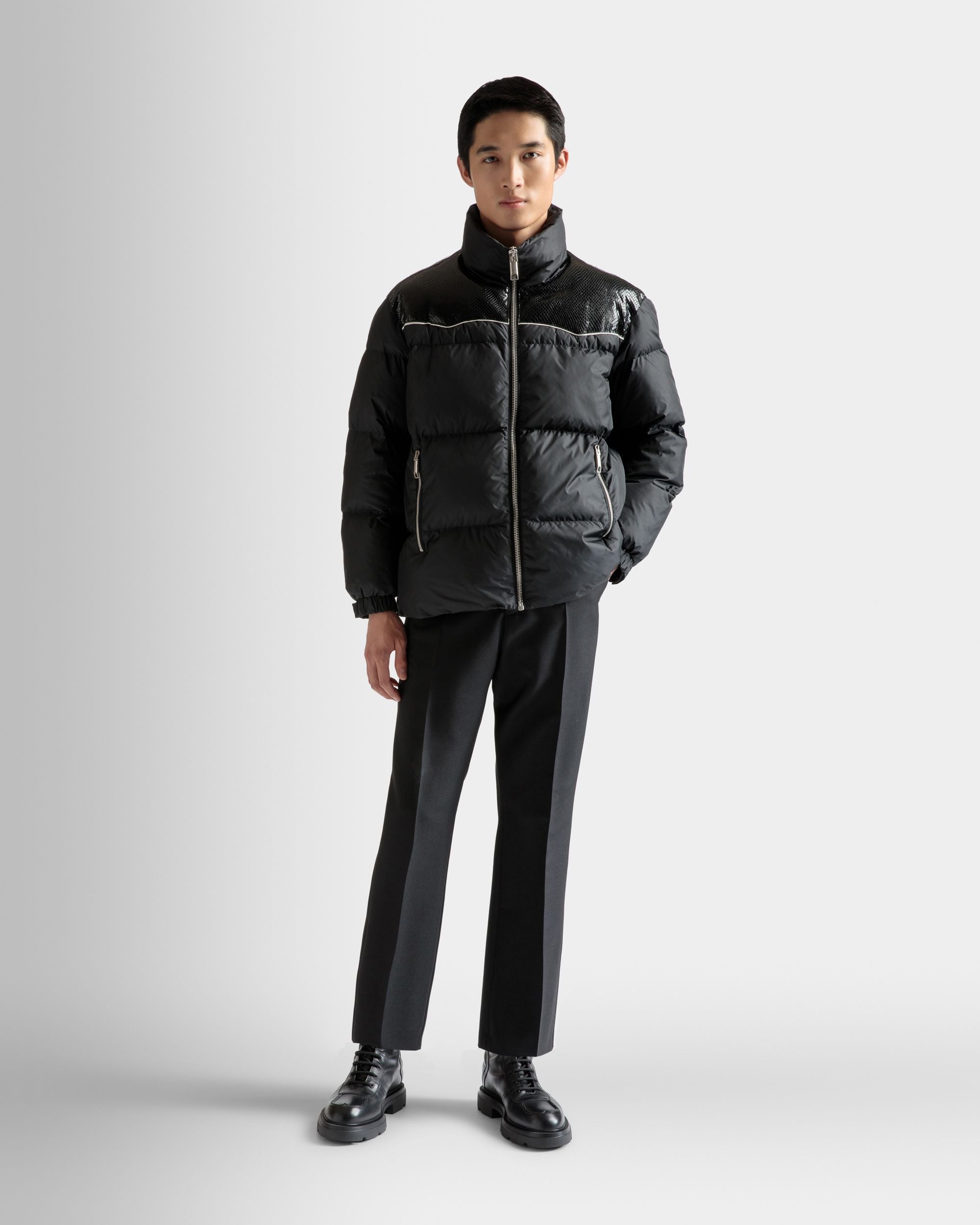 Steppjacke Aus Schwarzem Nylon - Herren - Bally - 02