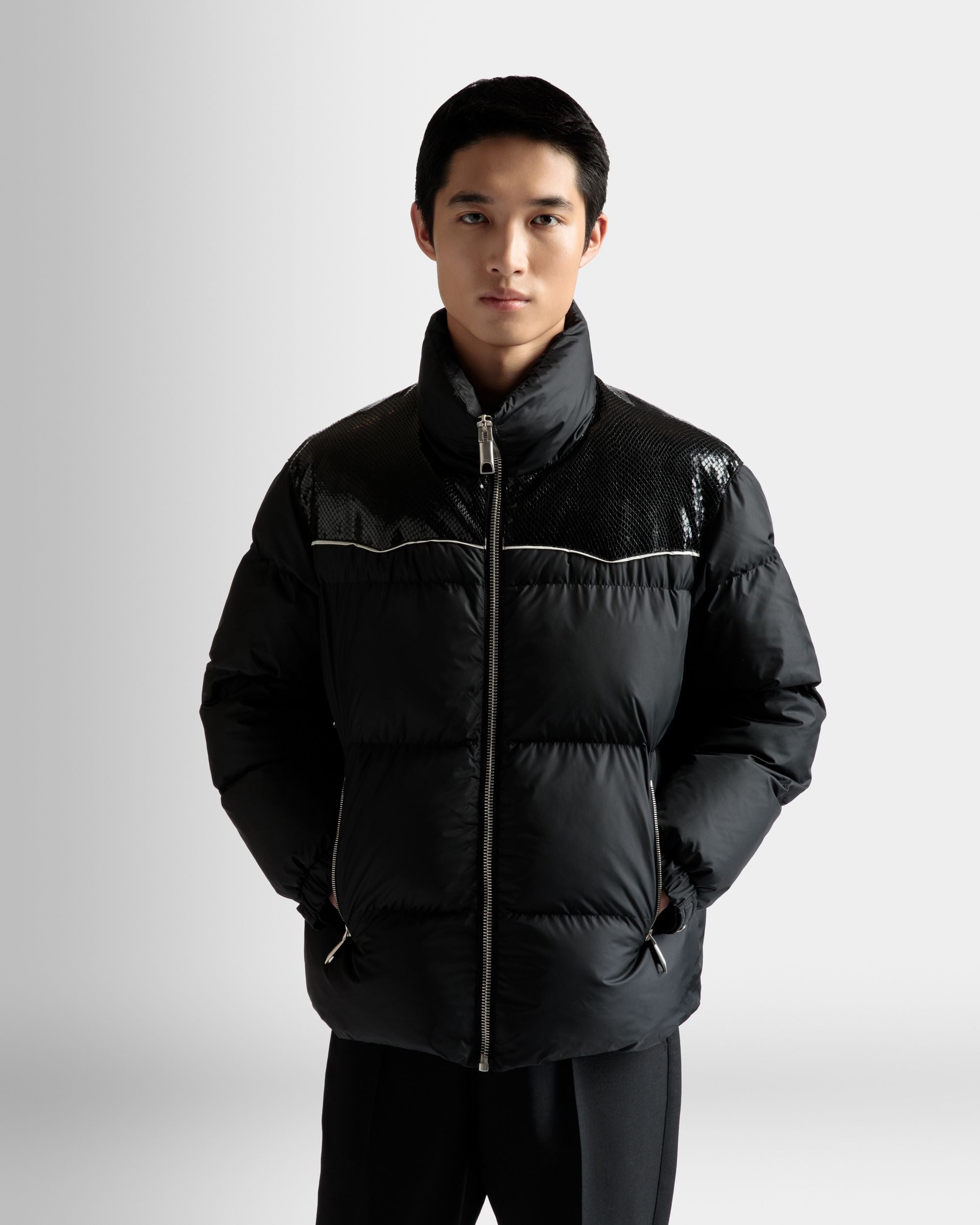 Steppjacke Aus Schwarzem Nylon - Herren - Bally - 03