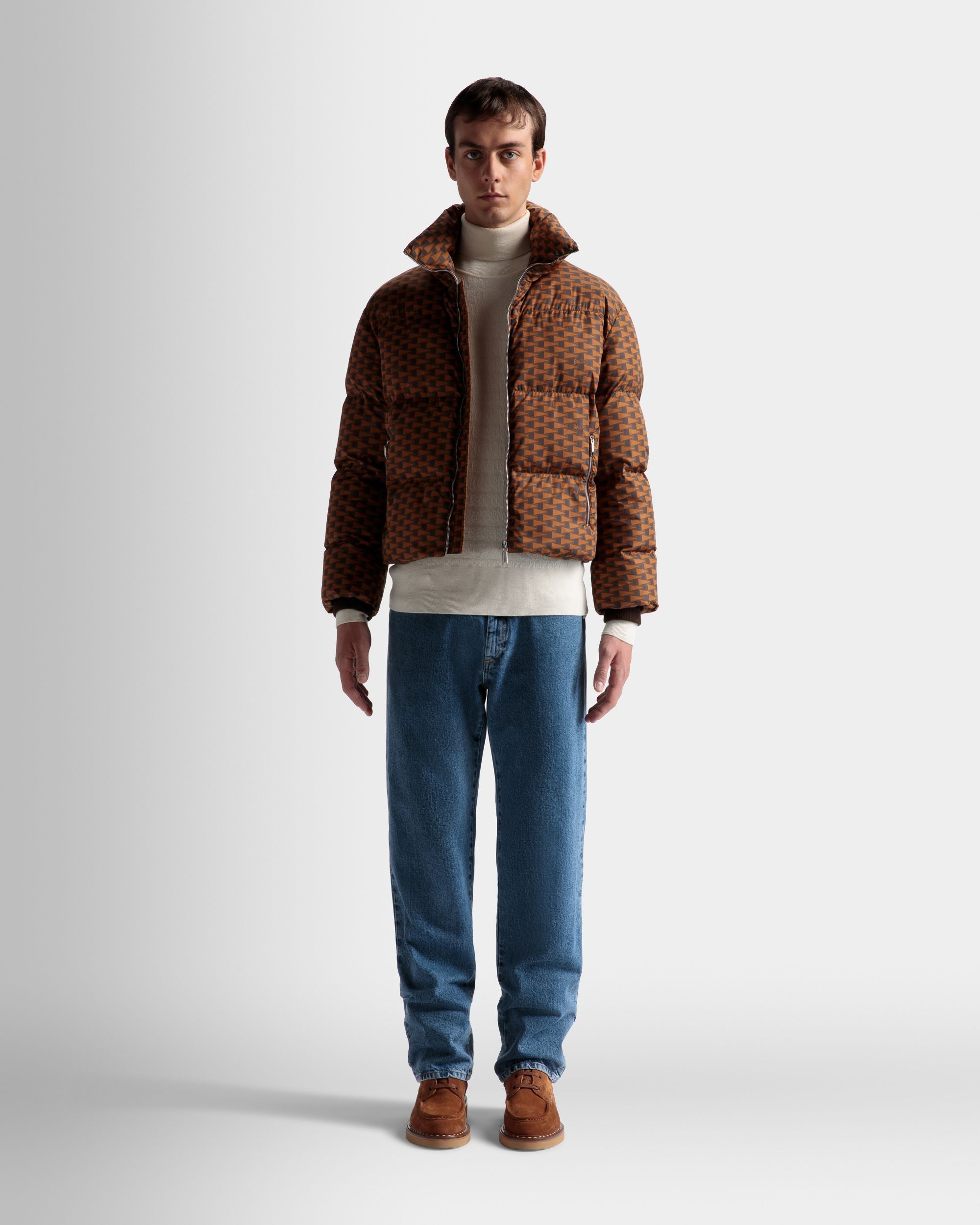 Steppjacke Aus Nylon In Braun - Herren - Bally - 02
