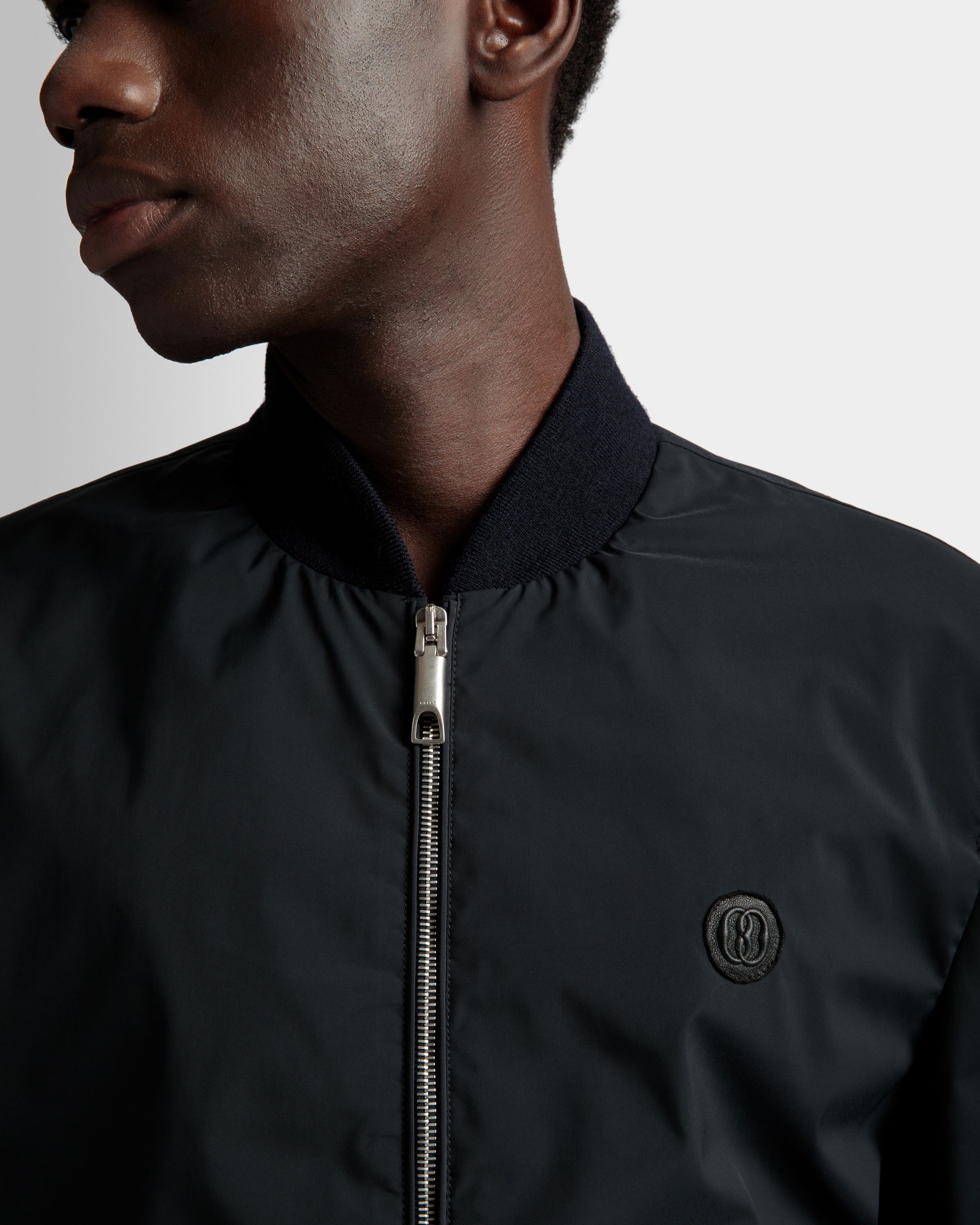 Bomberjacke Aus Stoff in Tintenblau - Herren - Bally - 04