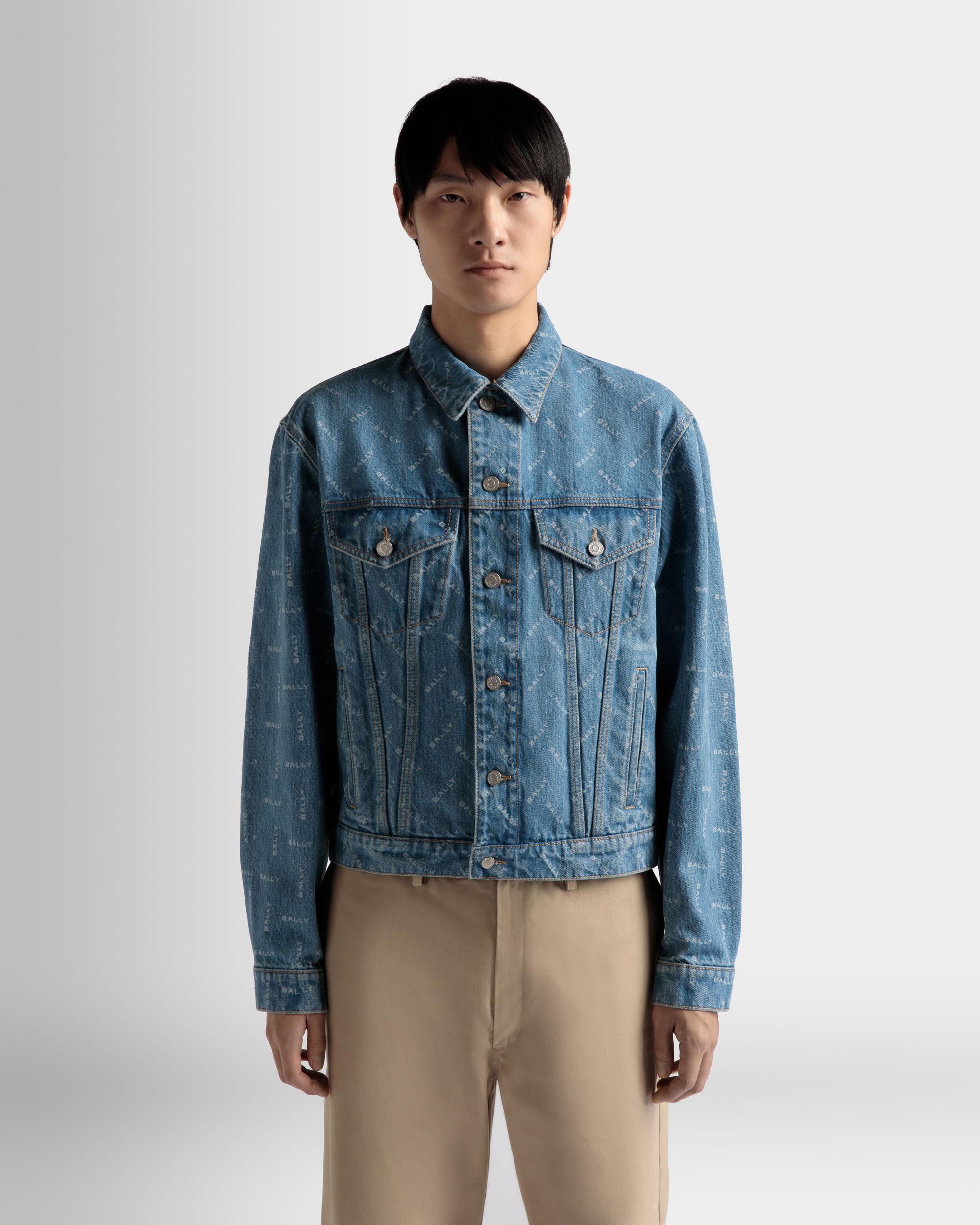 Jeansjacke Aus Baumwolle In Hellblau - Herren - Bally - 03