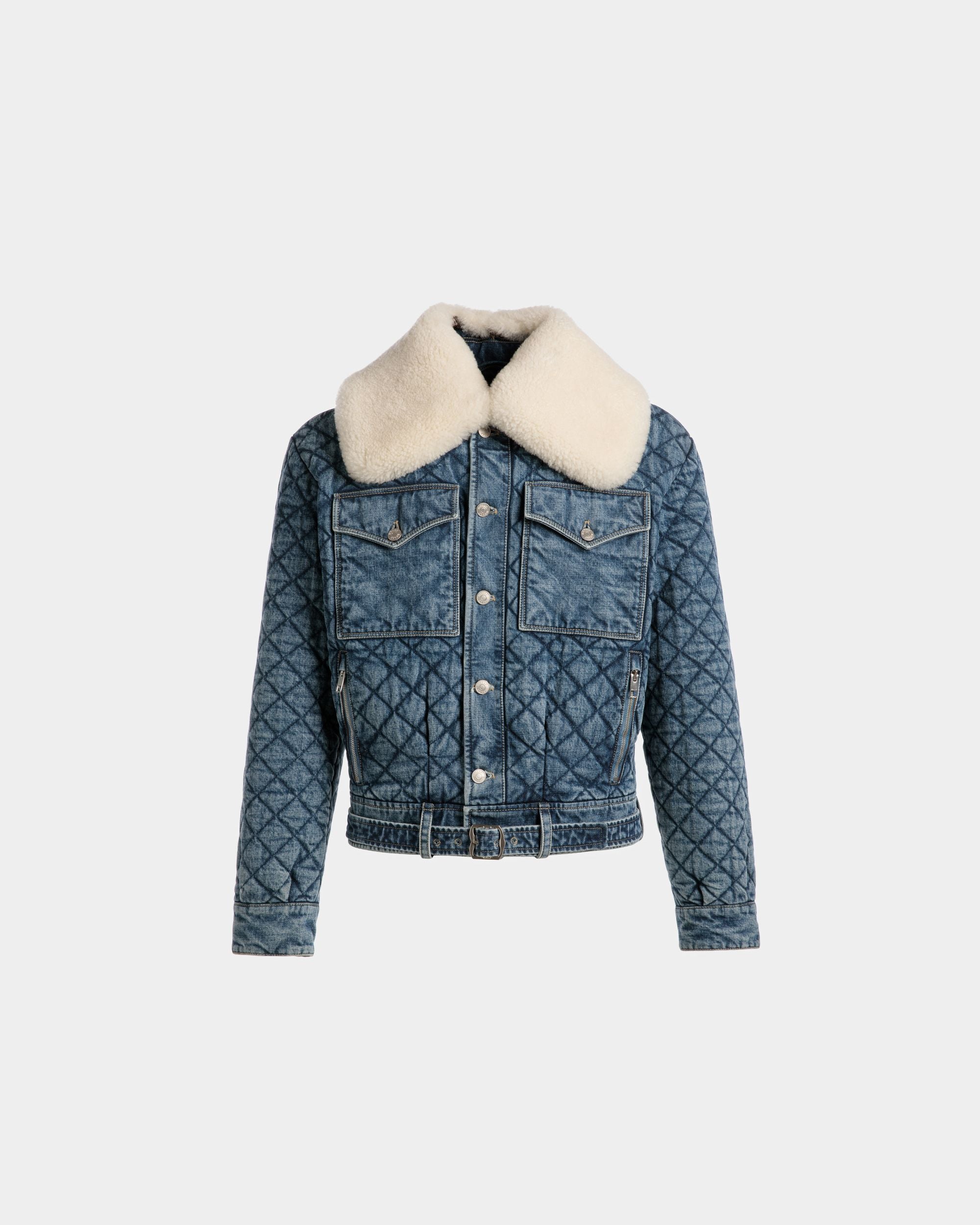 Bomberjacke Aus Baumwolle In Hellblau - Herren - Bally - 01