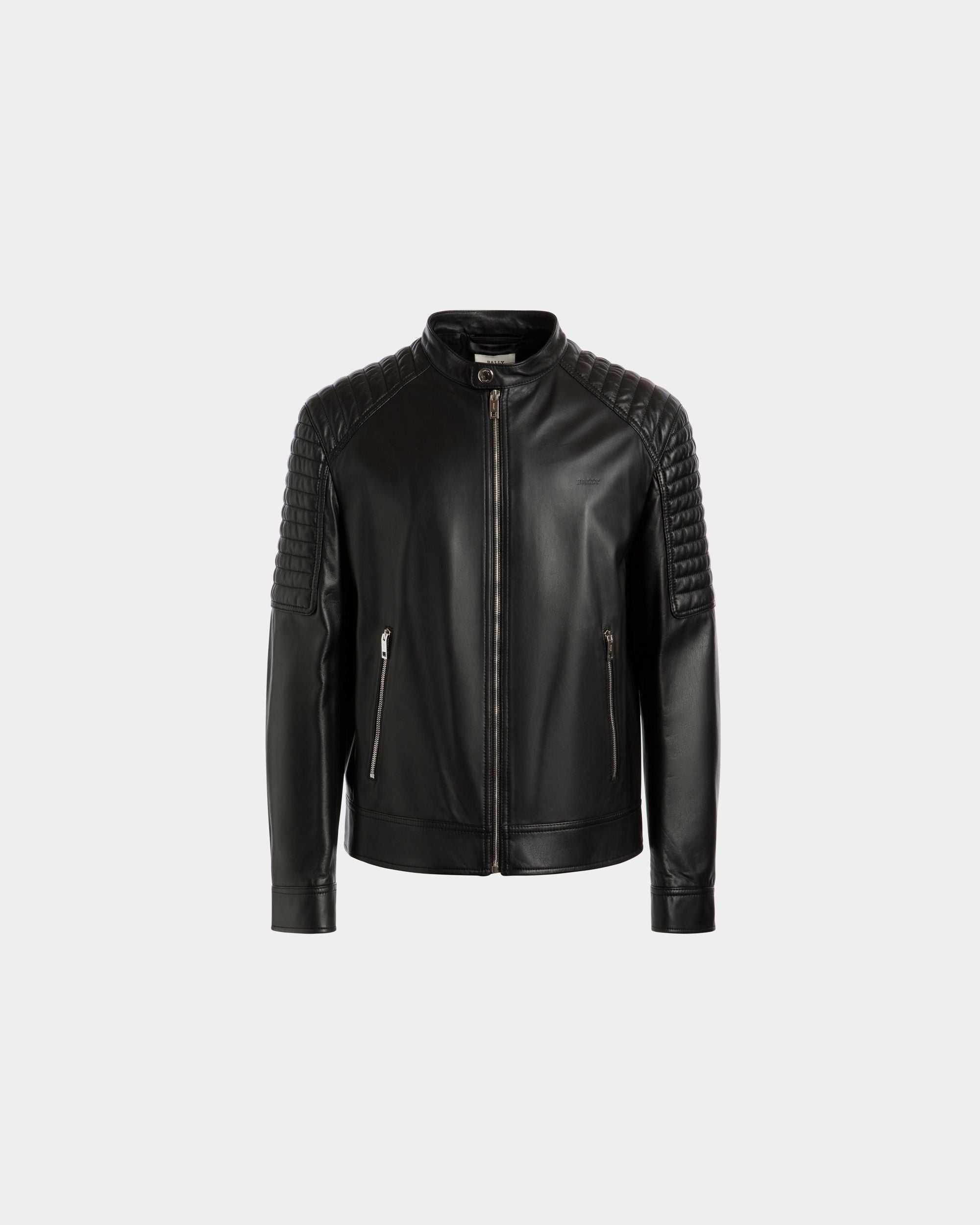 Jacket In Black Leather - Herren - Bally - 01