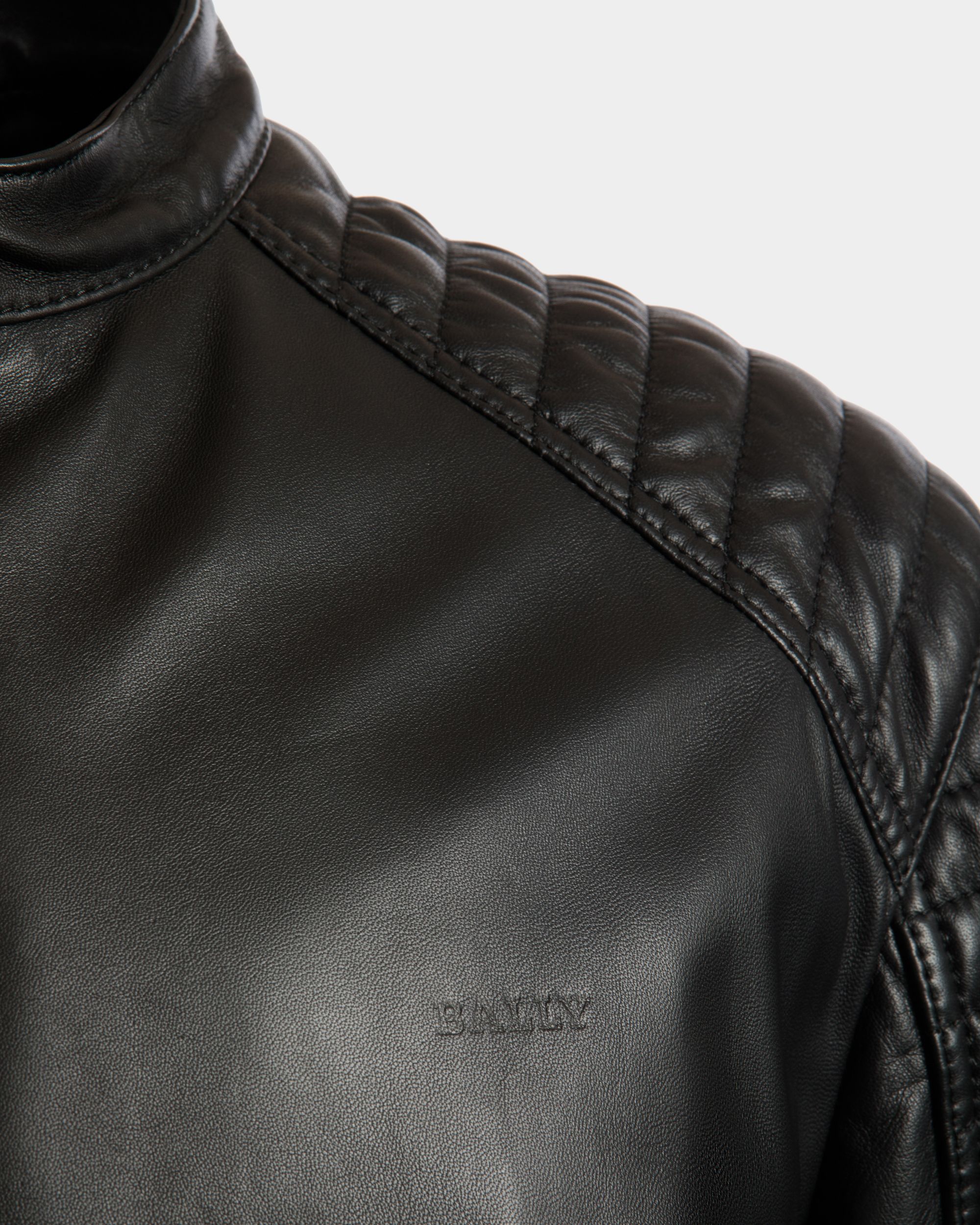 Jacket In Black Leather - Herren - Bally - 02