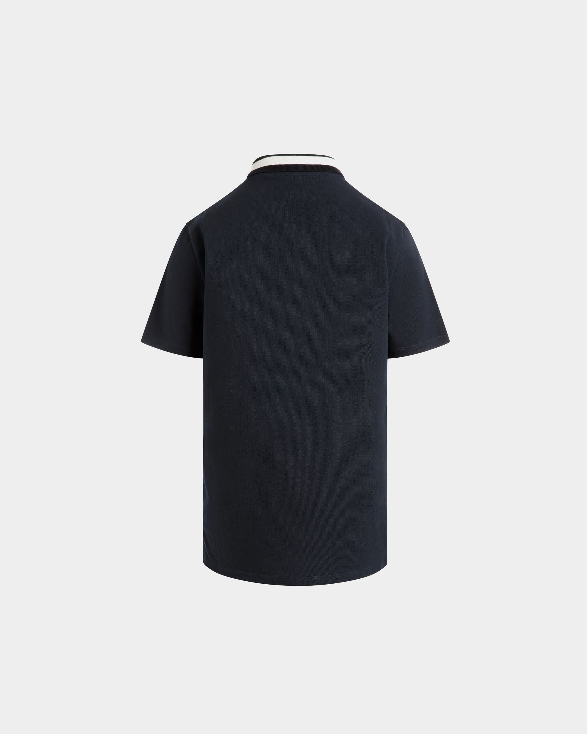 Polo In Blue Cotton - Herren - Bally - 03