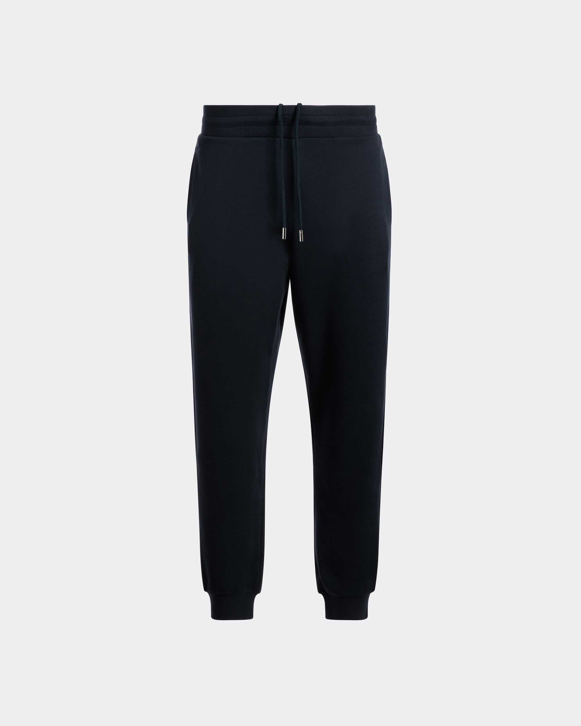 Trousers In Blue Mix Cotton - Herren - Bally - 01