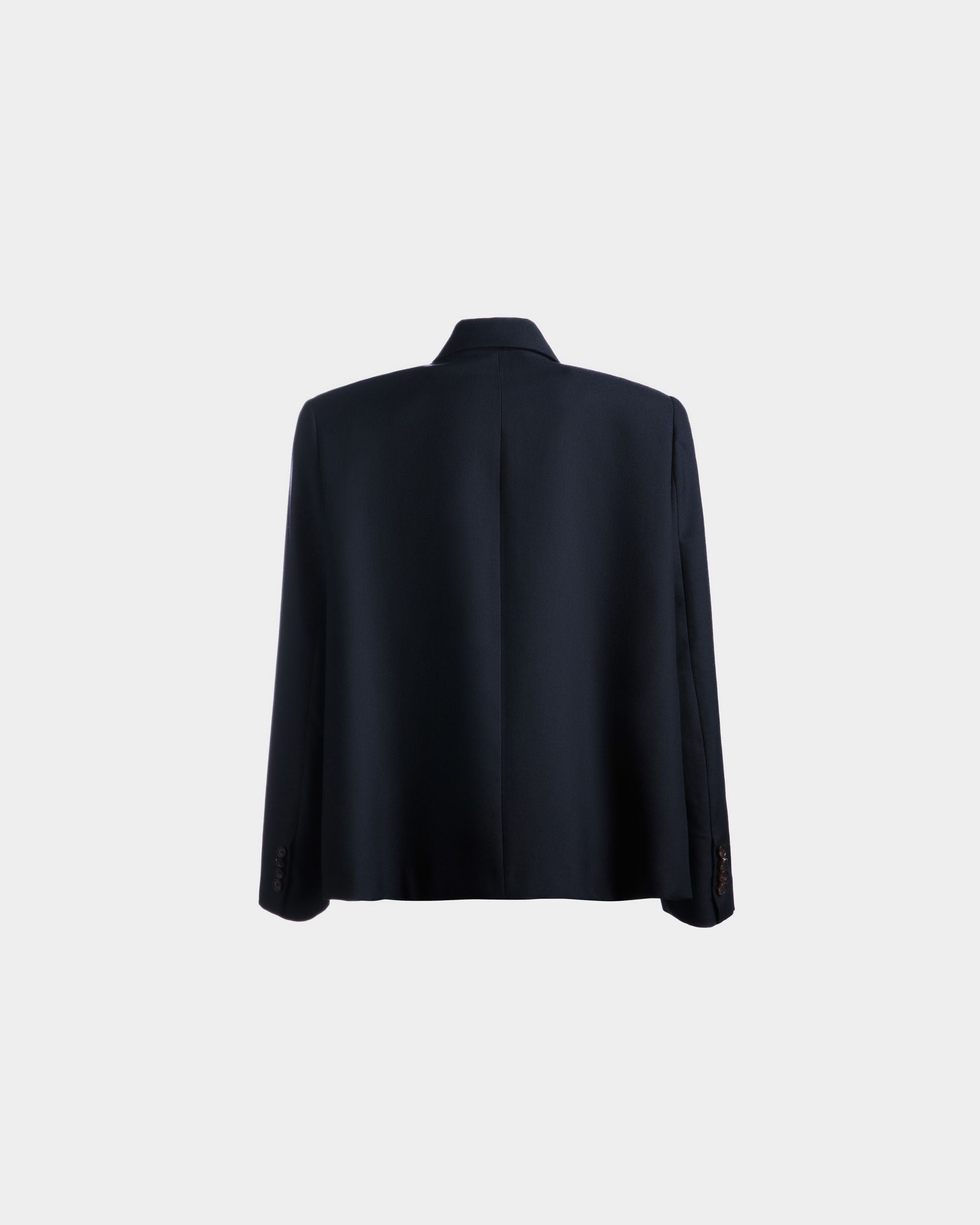 Jacke Aus Einer Wollmischung In Navy Blue - Herren - Bally - 07