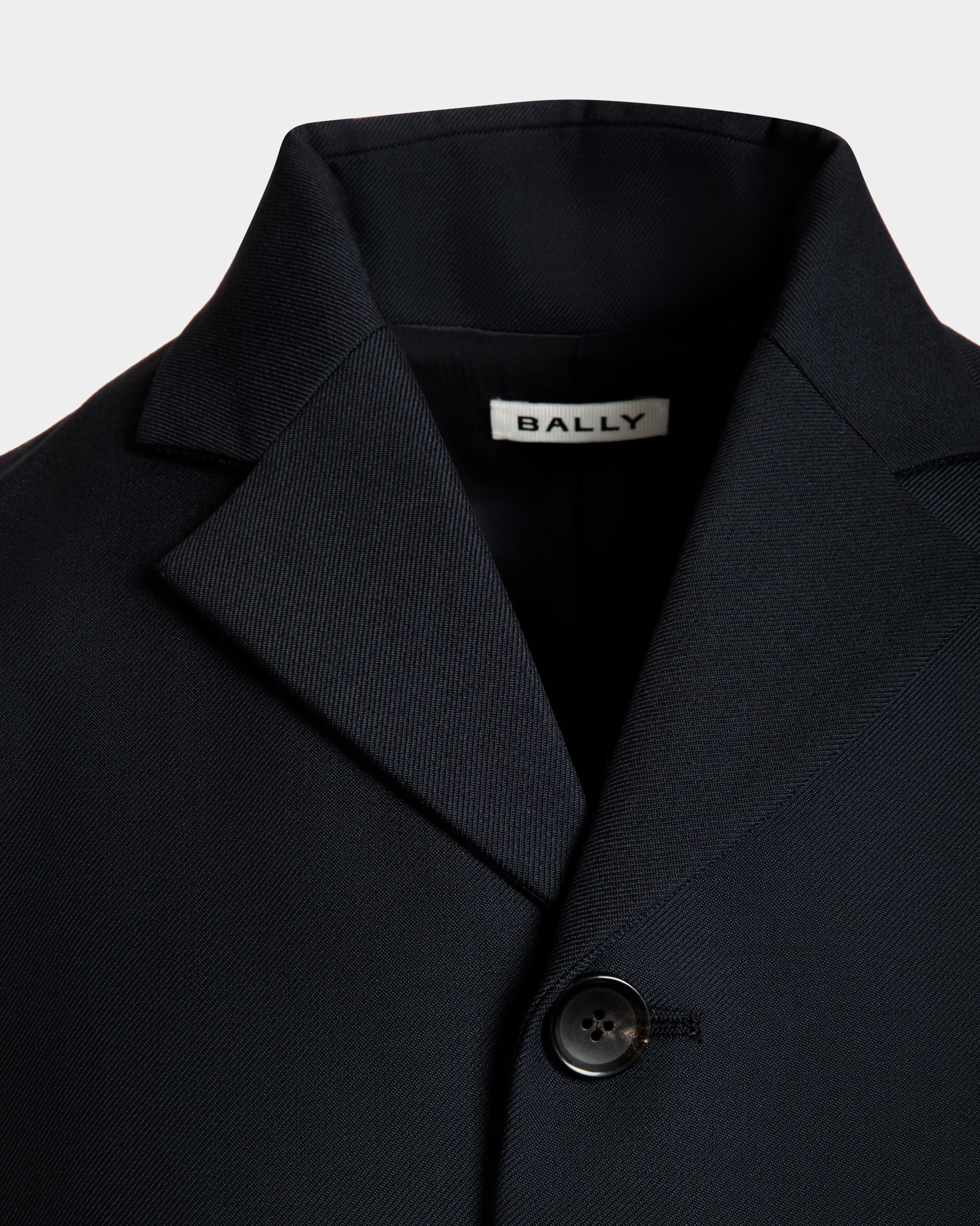 Blazer Aus Einer Wollmischung In Navy Blue - Herren - Bally - 04