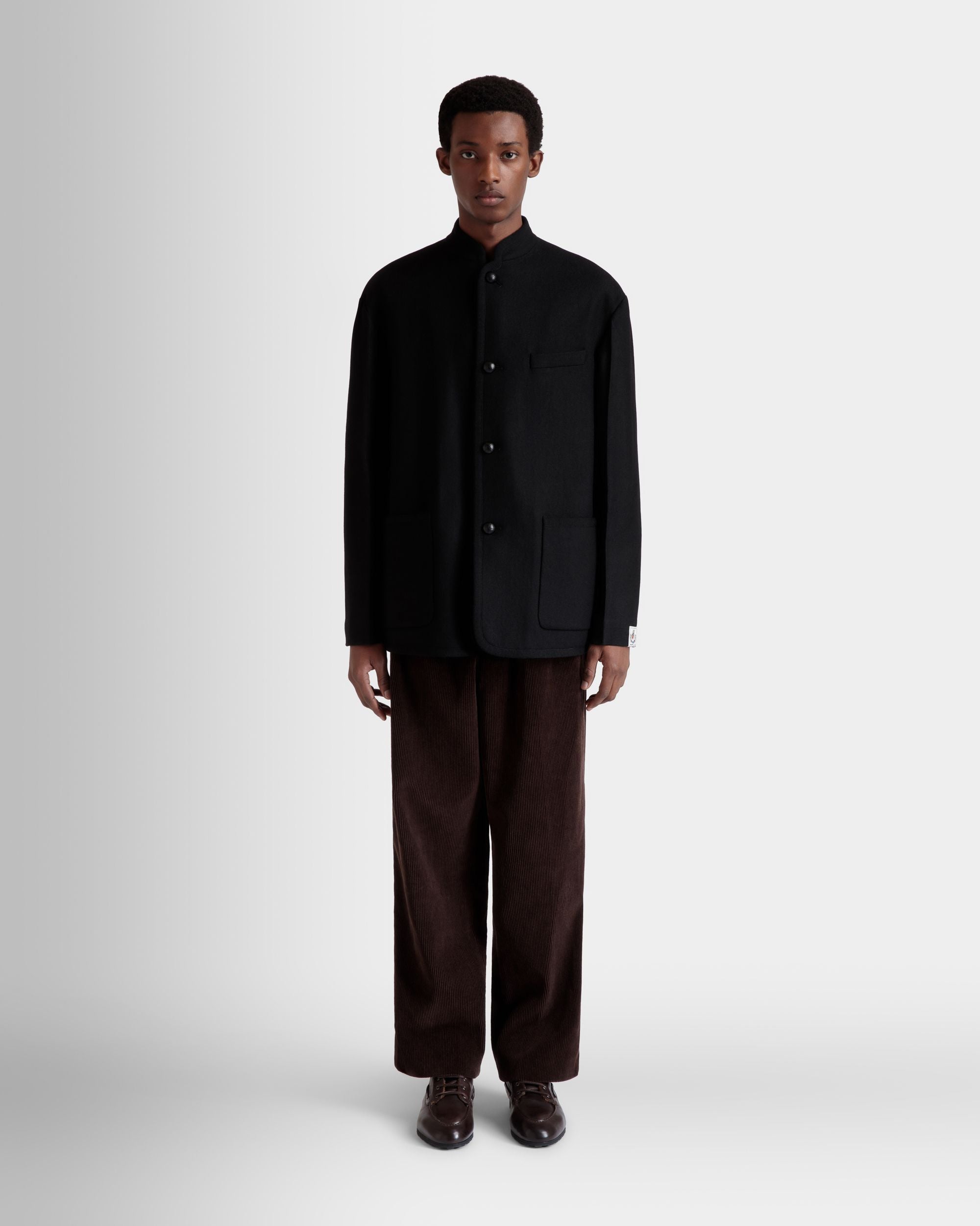 Winter Capsule Blazer Aus Wollmix In Schwarz - Herren - Bally - 02