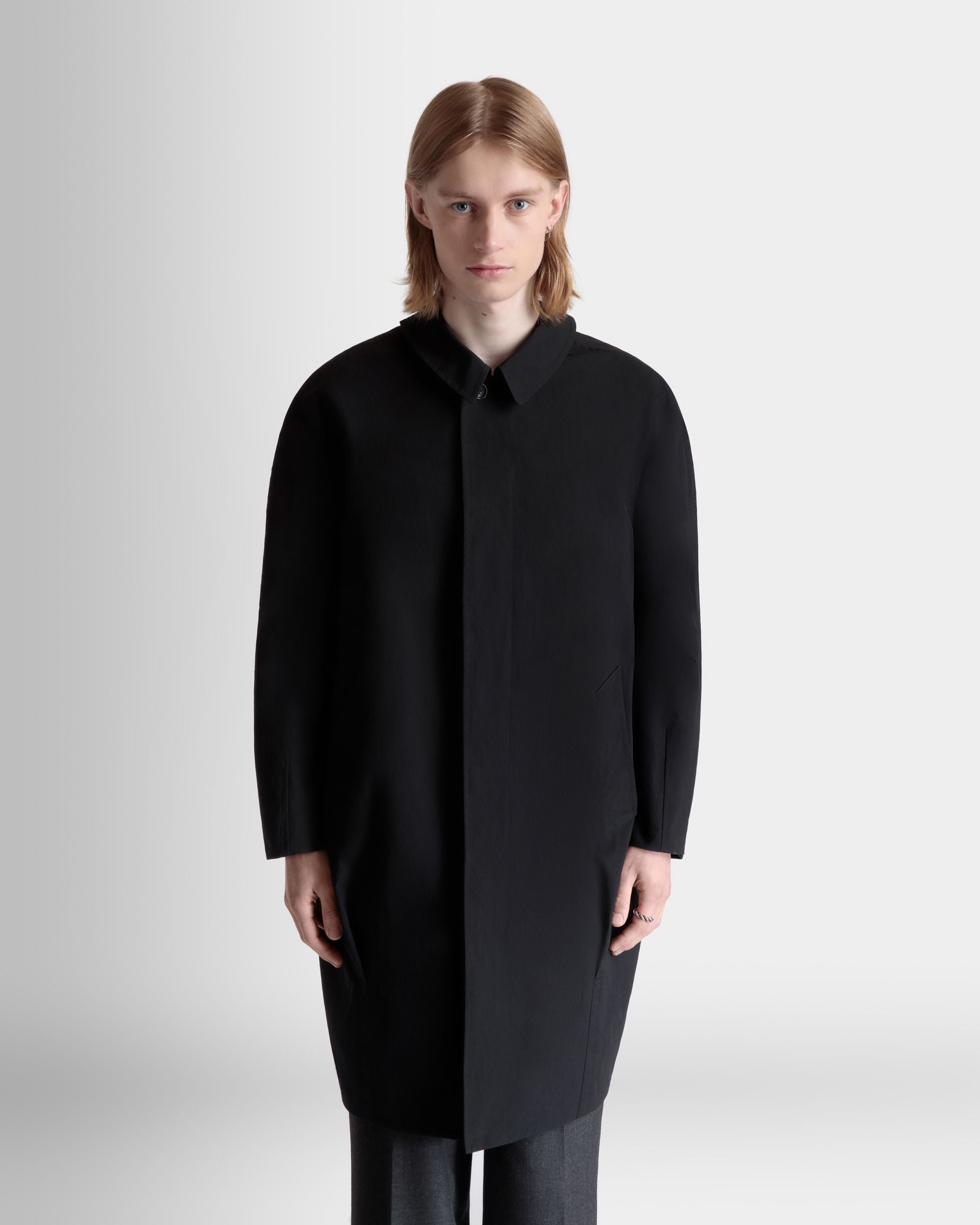 Mantel Aus Schwarzem Polyester - Herren - Bally - 08