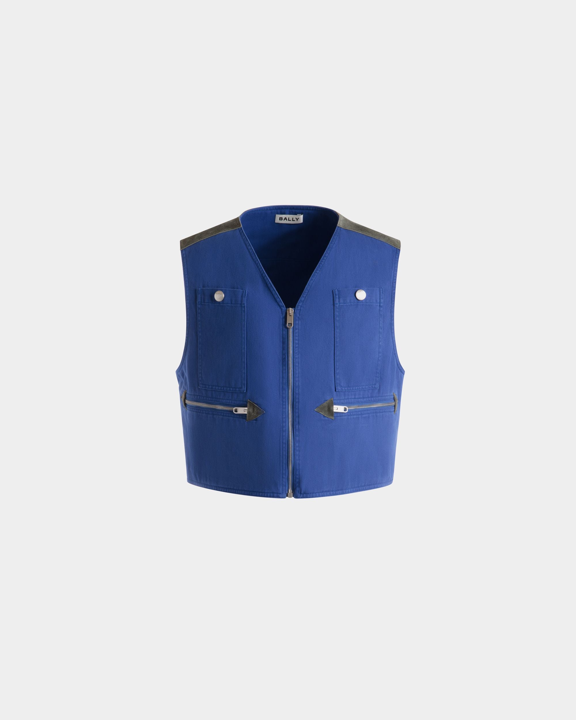 Weste Aus Baumwolle In Blau - Herren - Bally - 01