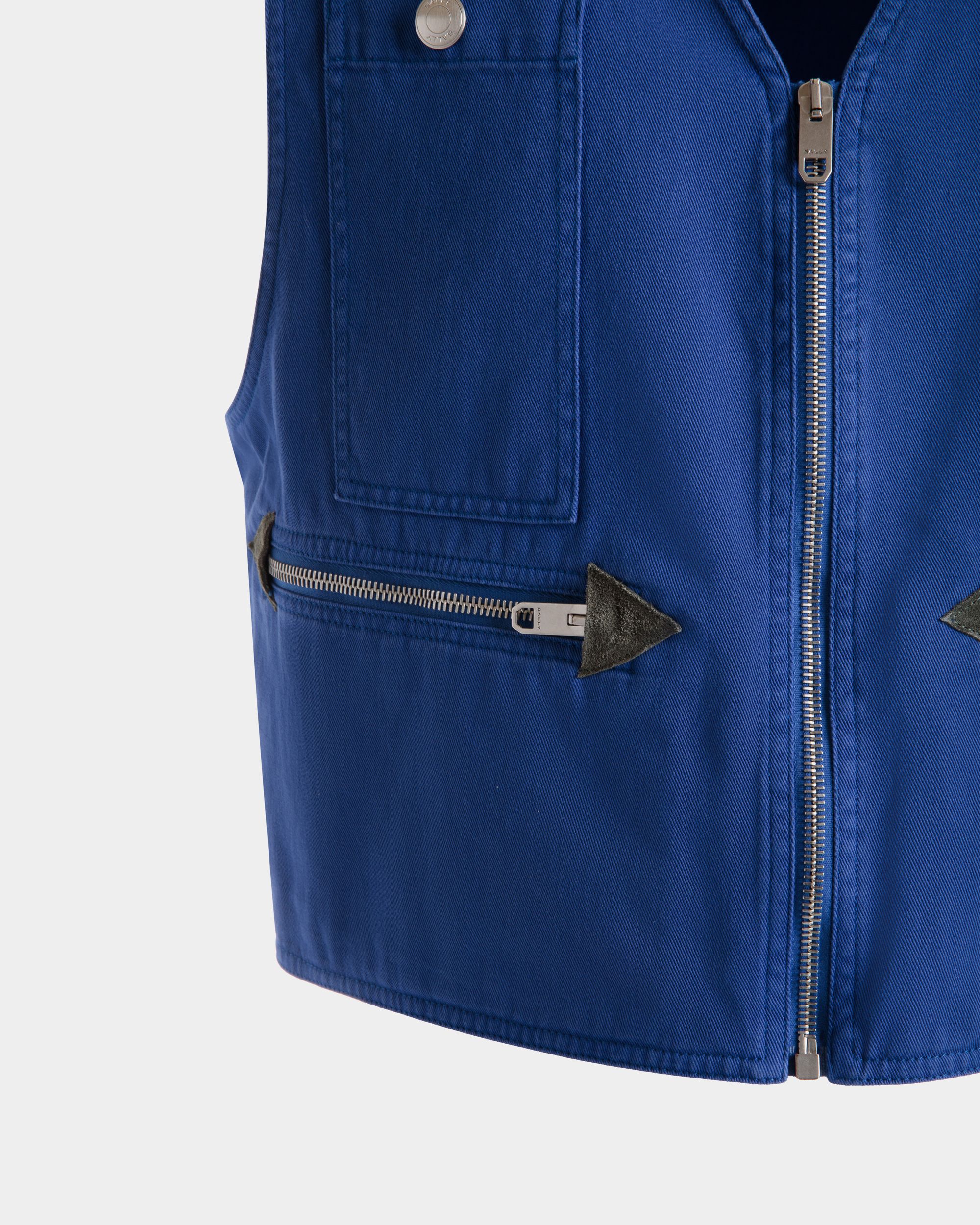 Weste Aus Baumwolle In Blau - Herren - Bally - 02