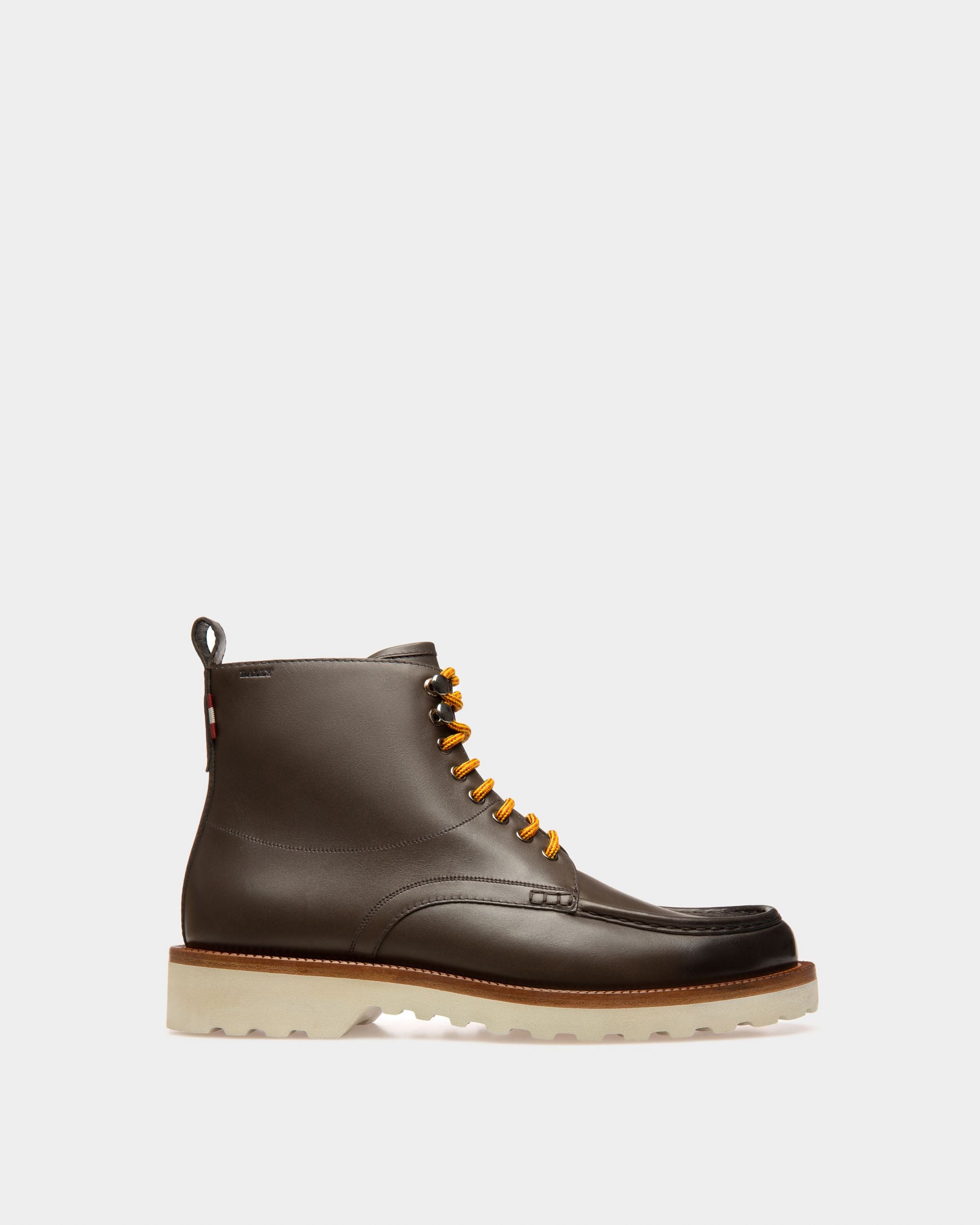 Nottingham Stiefel Aus Leder In Army Green - Herren - Bally - 01