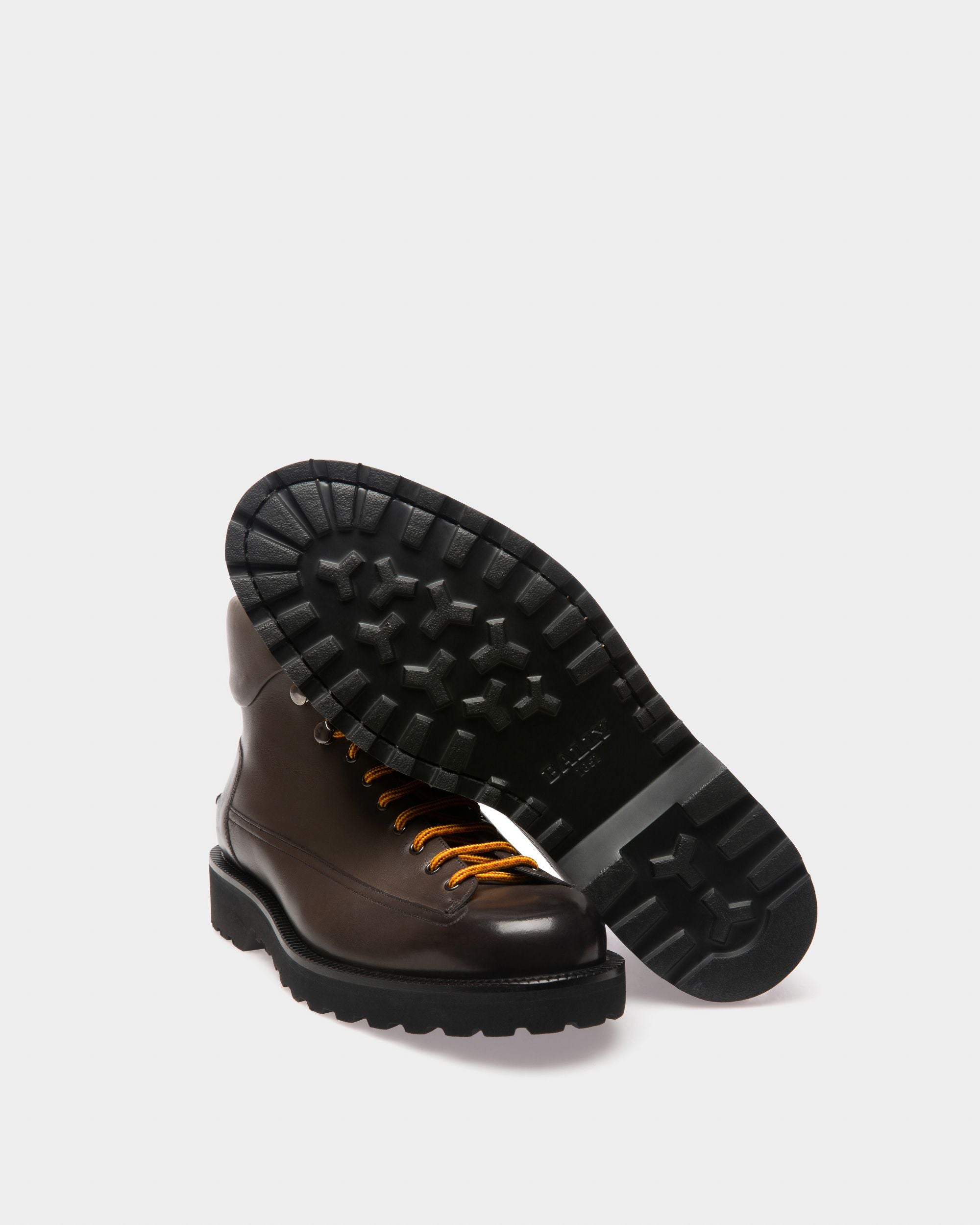 Nottingham Stiefel Aus Leder In Army Green - Herren - Bally - 04