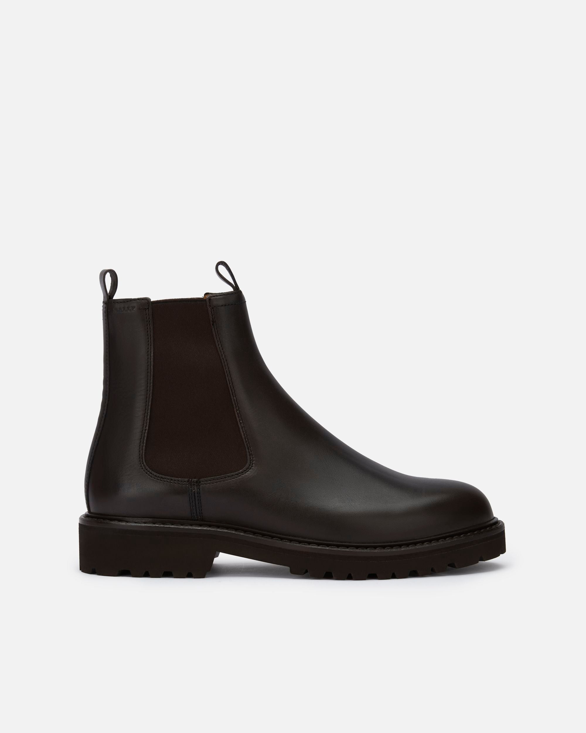 Men's Dark Brown Leather Boots - Herren - Bally - 01