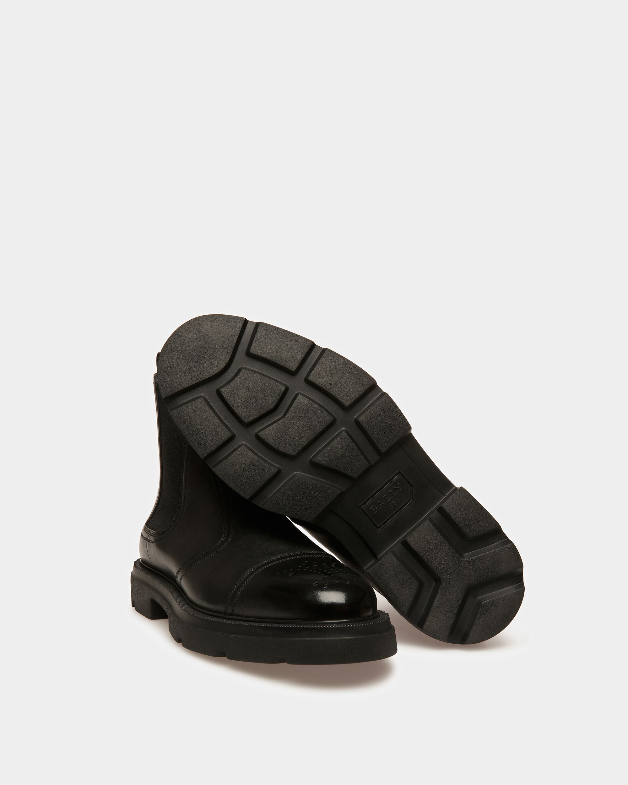 Zecron Lederstiefel In Schwarz - Herren - Bally - 05