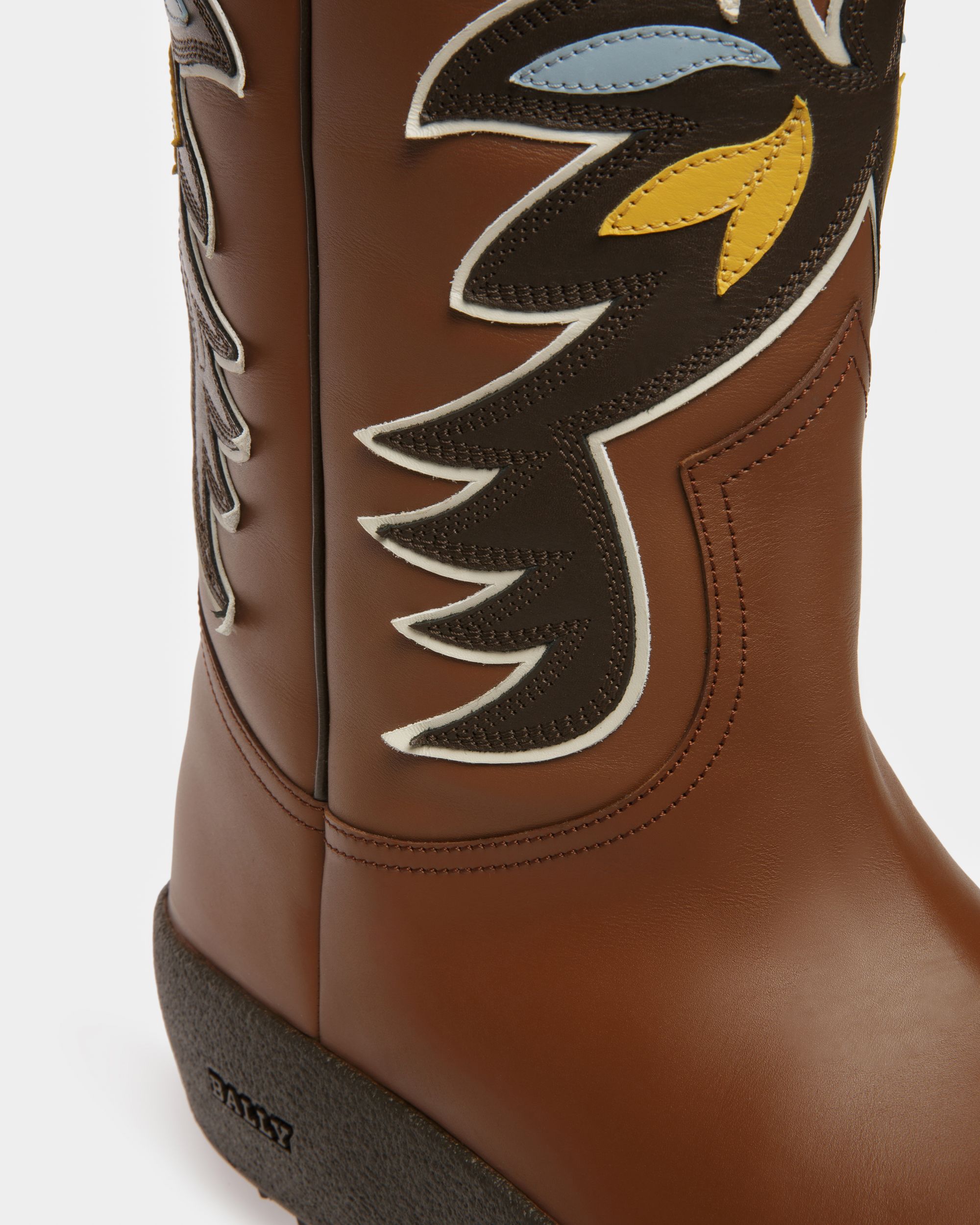 Chambery Leder-Schneestiefel In Braun & Ebenholz - Herren - Bally - 06