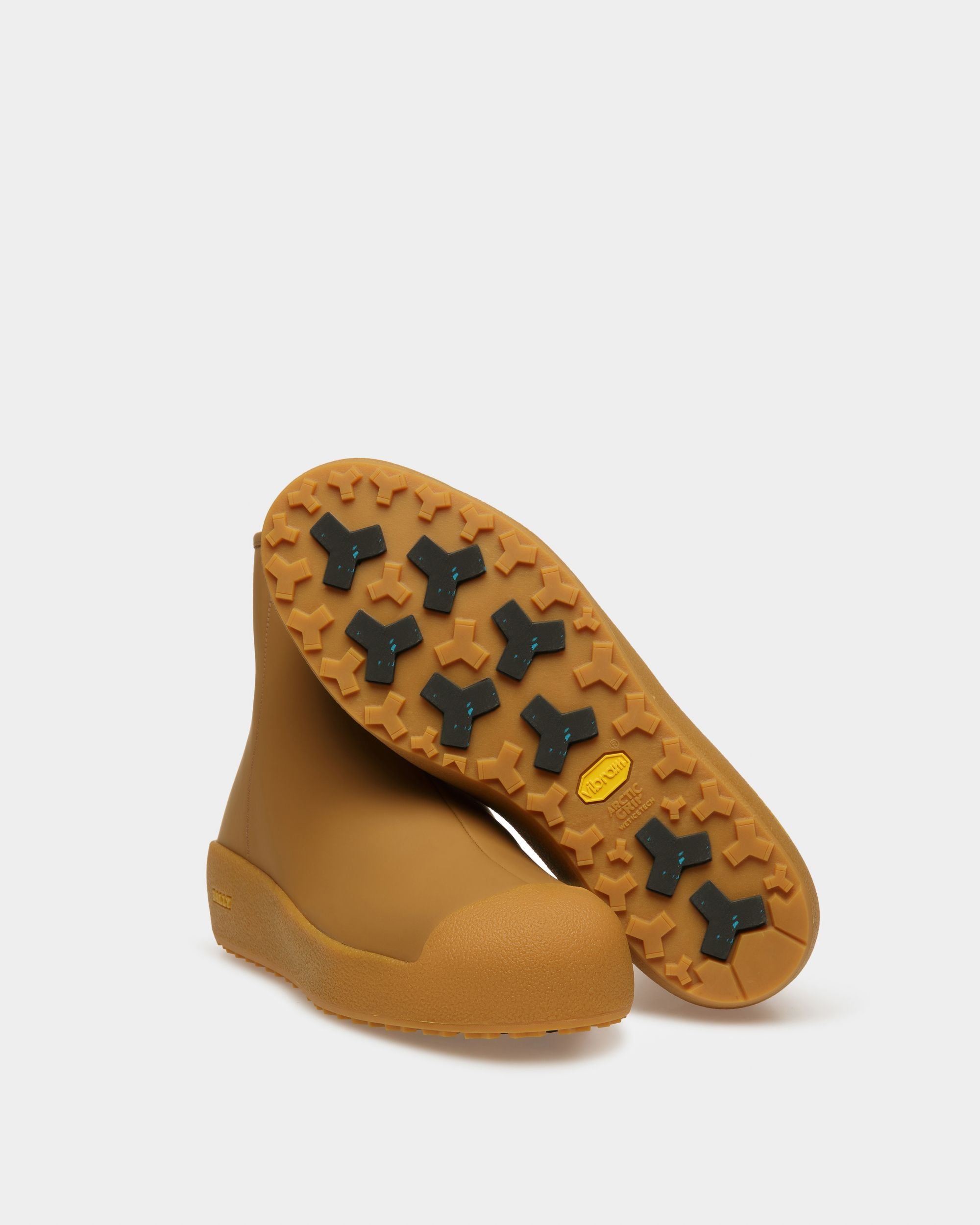 Stiefelette Aus Gummiertem Leder In Camel Aus Der Curling Kollektion - Herren - Bally - 09