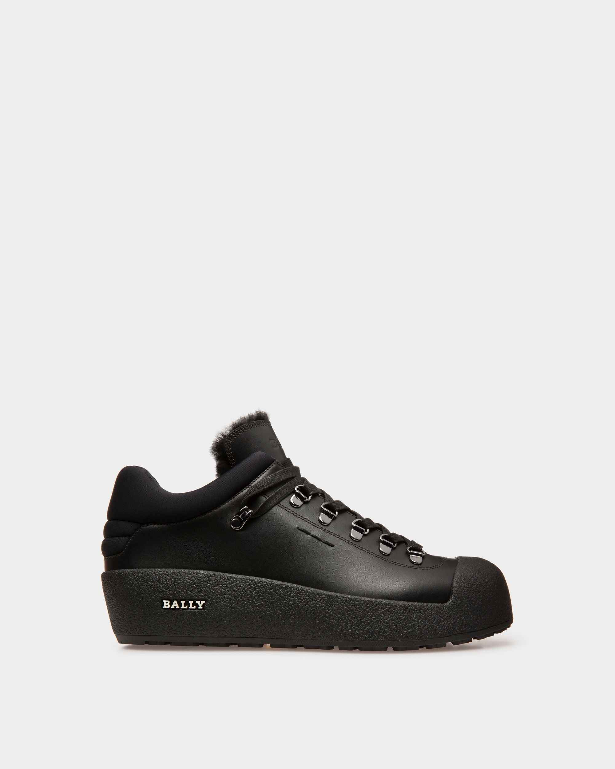 Curyal Schneestiefel Aus Schwarzem Leder - Herren - Bally - 01
