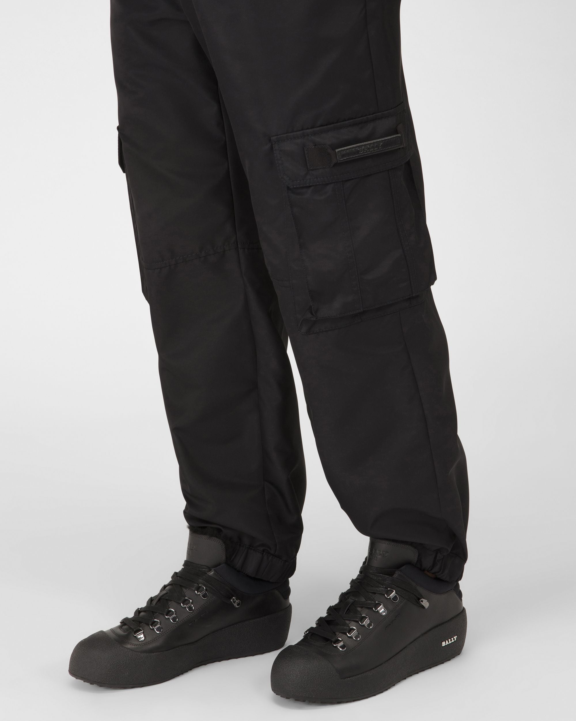 Curyal Schneestiefel Aus Schwarzem Leder - Herren - Bally - 03