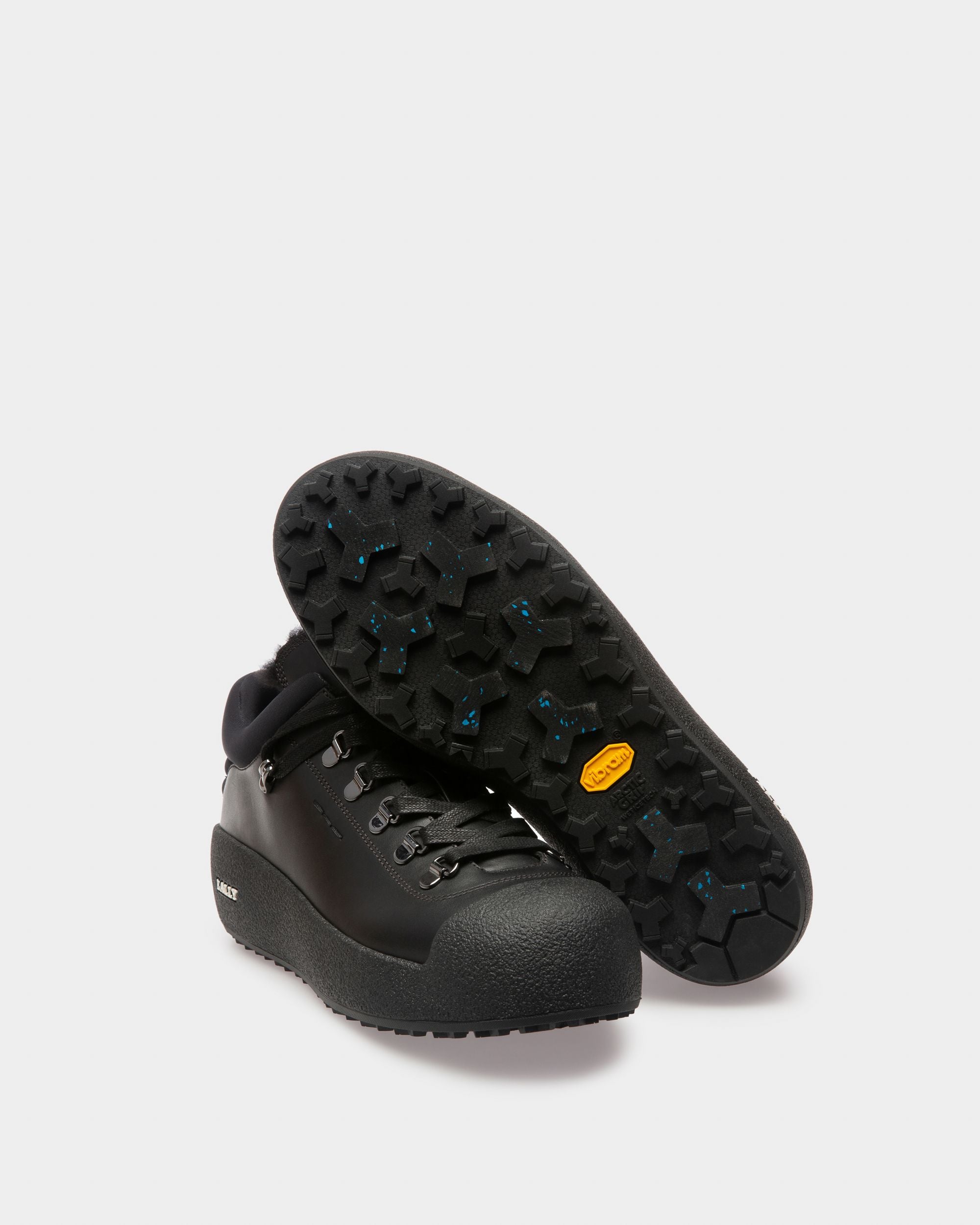 Curyal Schneestiefel Aus Schwarzem Leder - Herren - Bally - 05