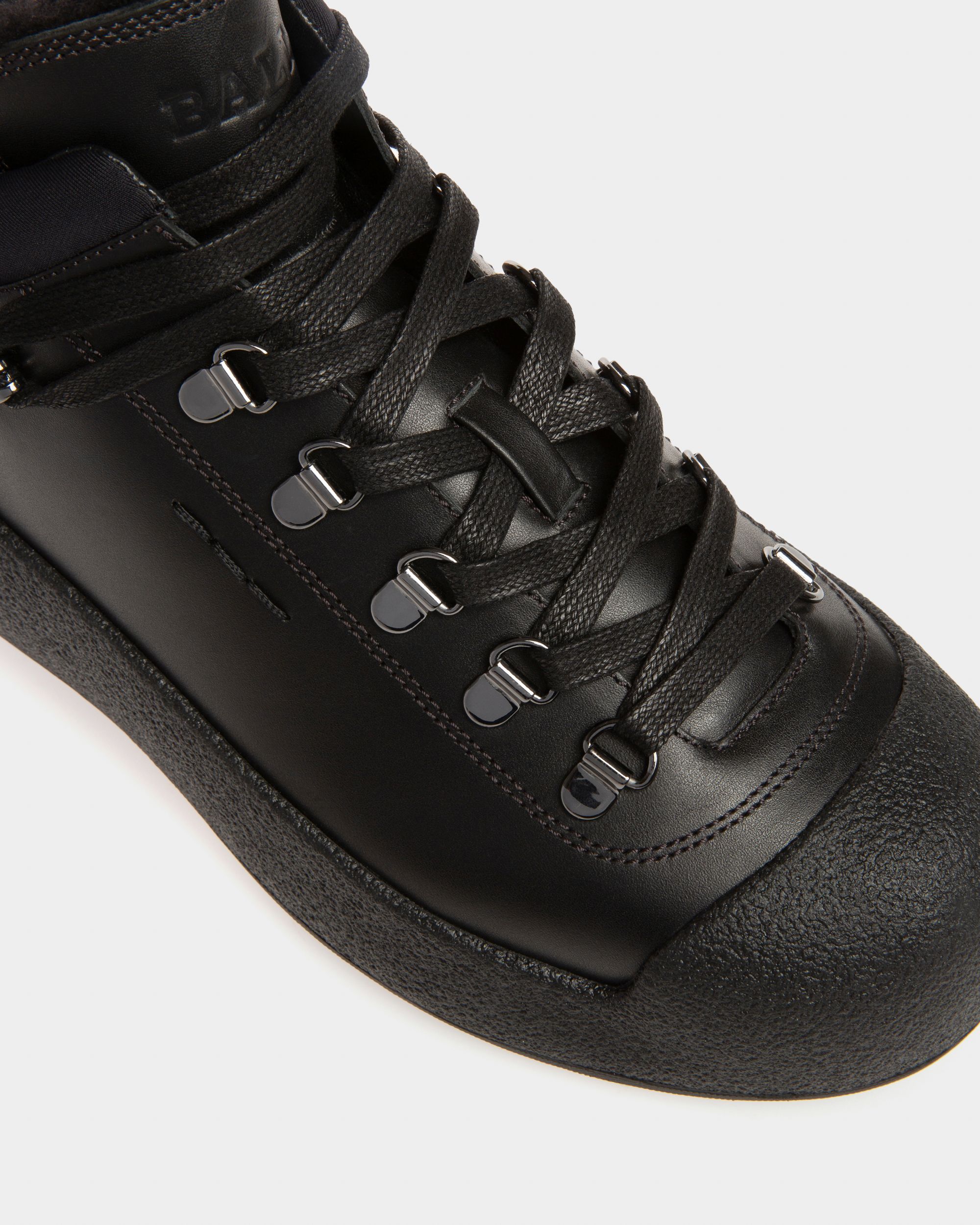 Curyal Schneestiefel Aus Schwarzem Leder - Herren - Bally - 06