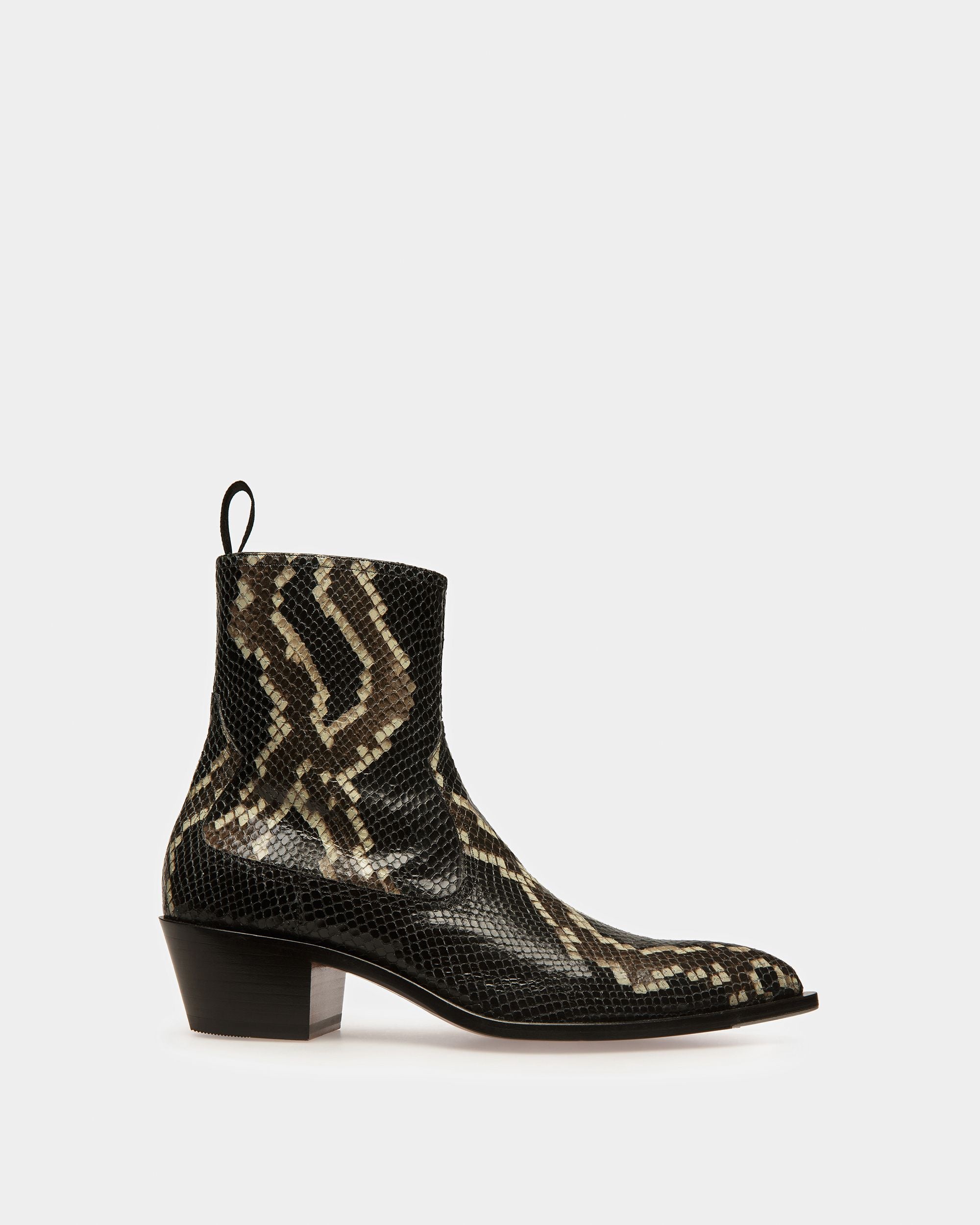 Gaiman Stiefelette Mit Python-Print - Herren - Bally - 01