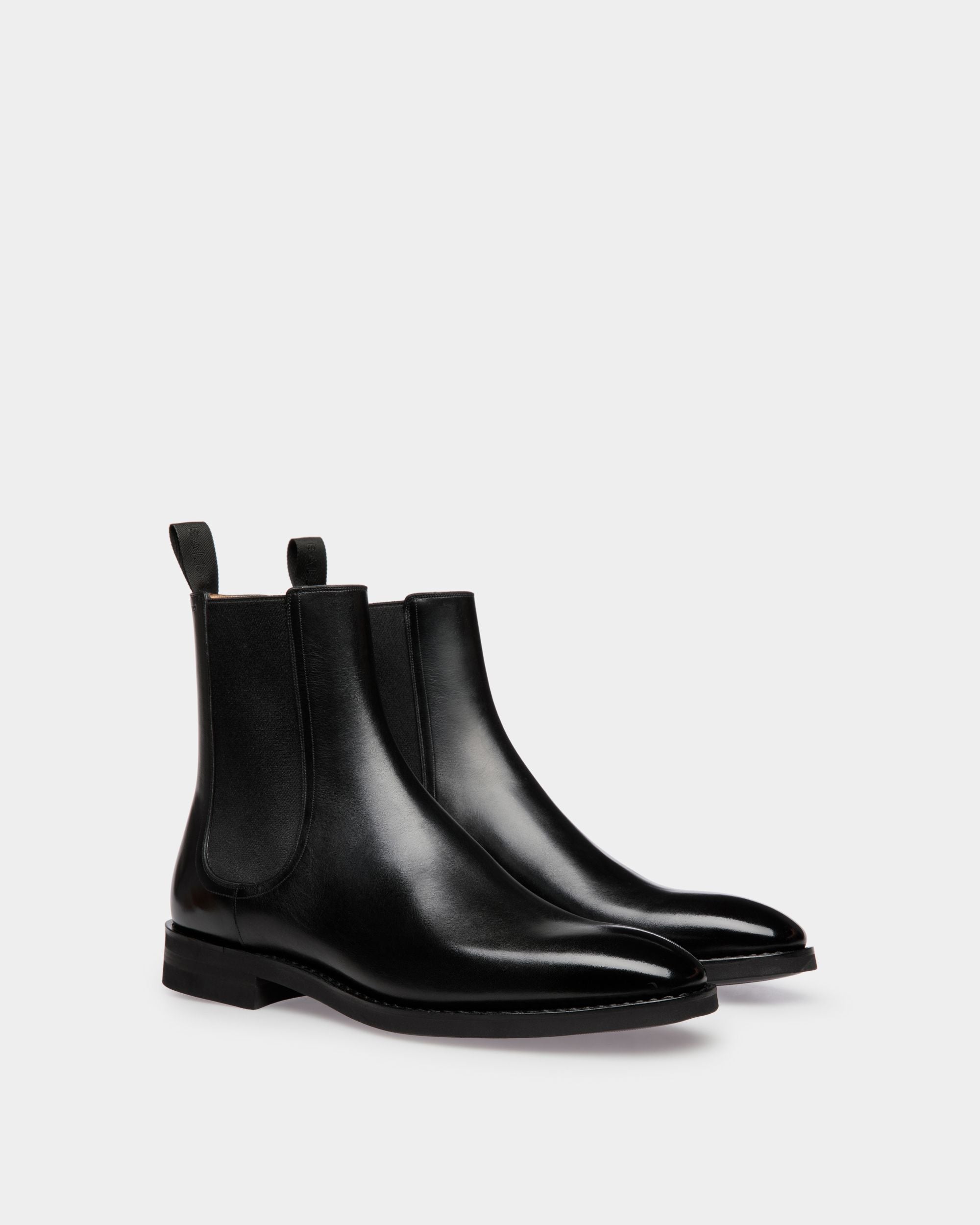 Scribe Stiefel Aus Schwarzem Leder - Herren - Bally - 02
