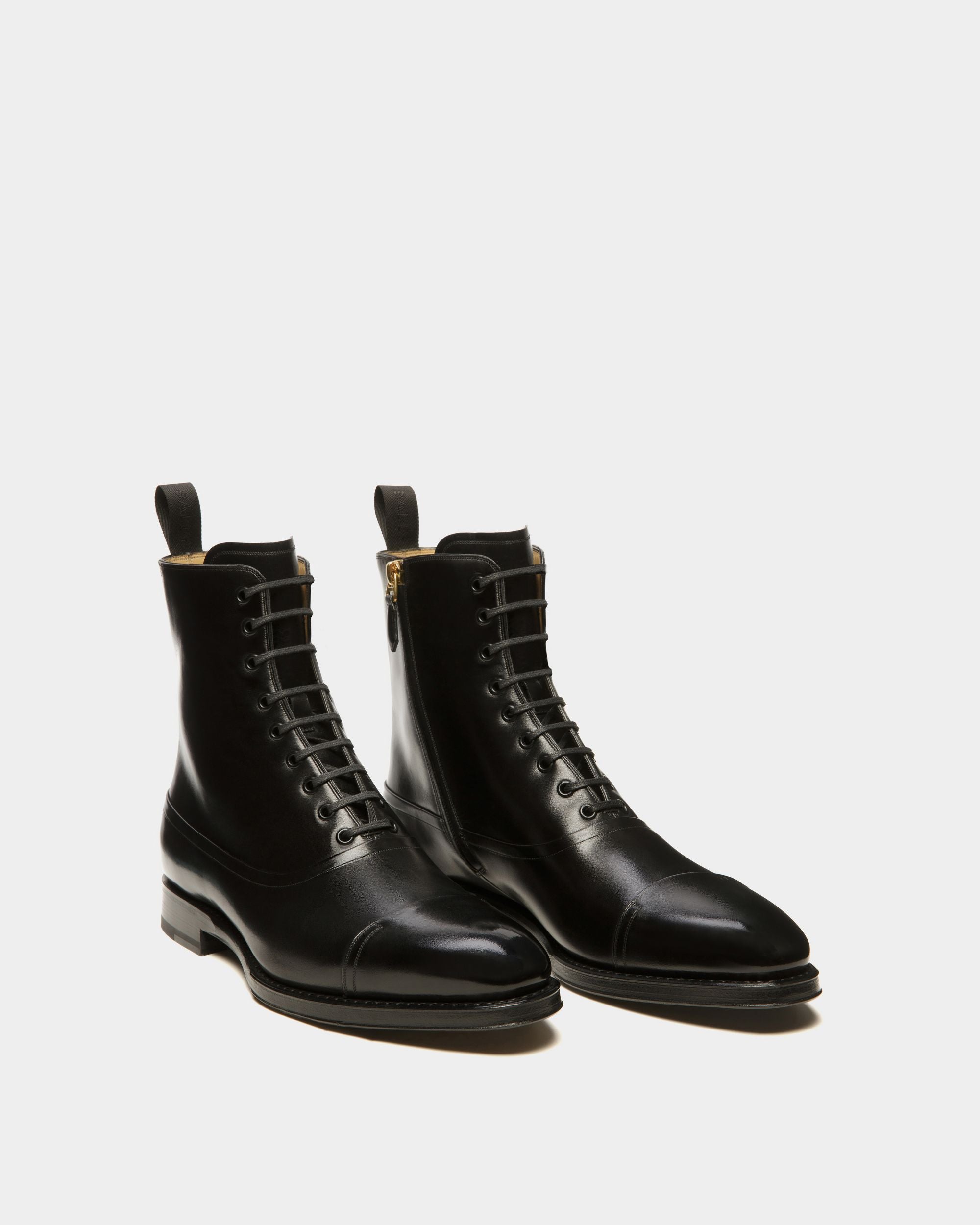 Scribe Stiefelette Aus Leder In Schwarz - Herren - Bally - 02