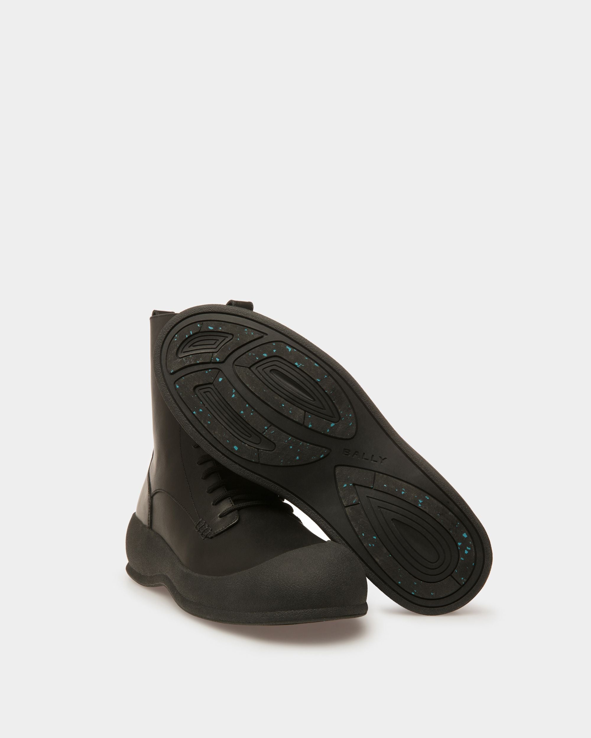 Frei Schneestiefel Aus Leder In Schwarz - Herren - Bally - 04