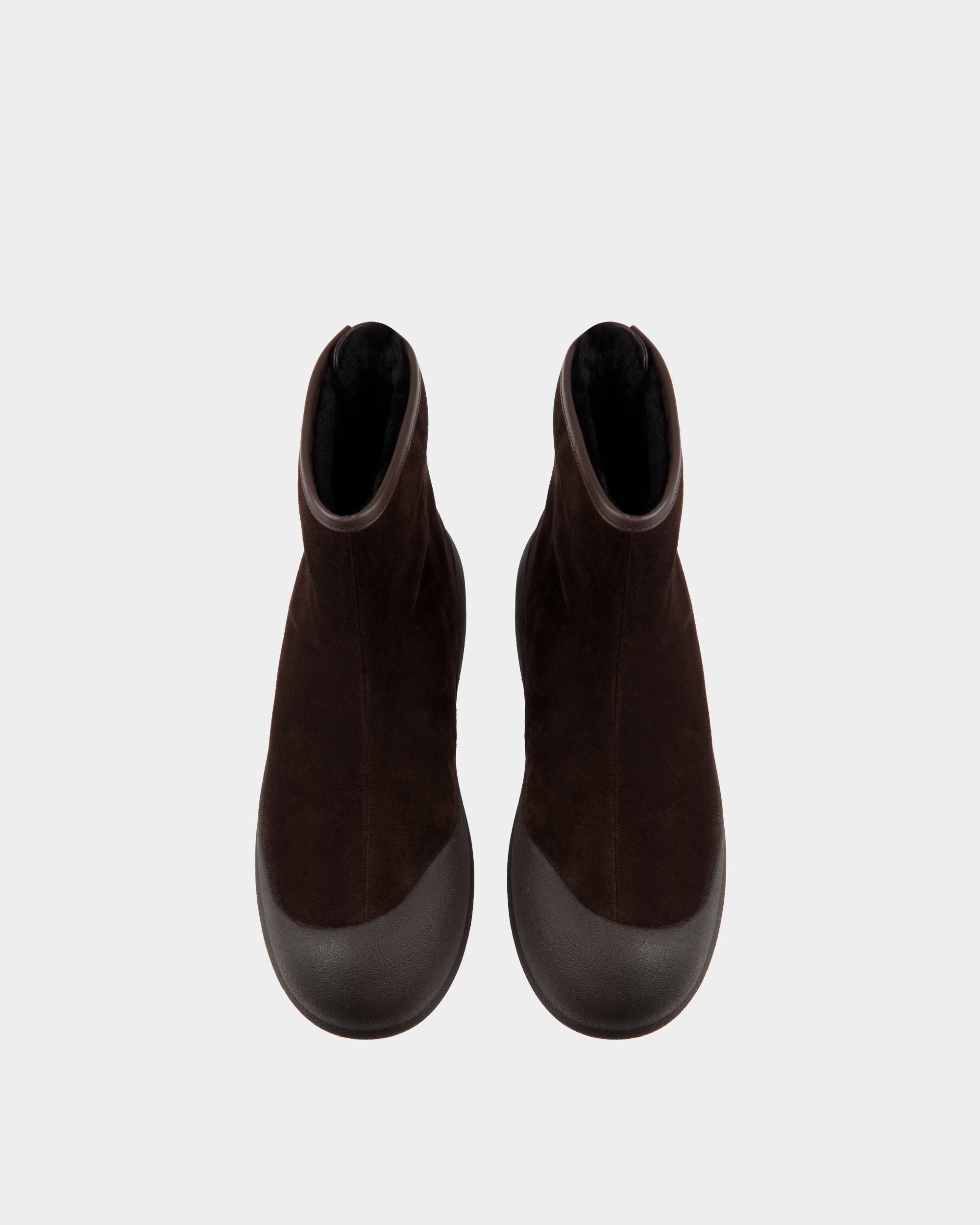 Frei Schneestiefel Aus Veloursleder In Ebenholzschwarz - Herren - Bally - 05