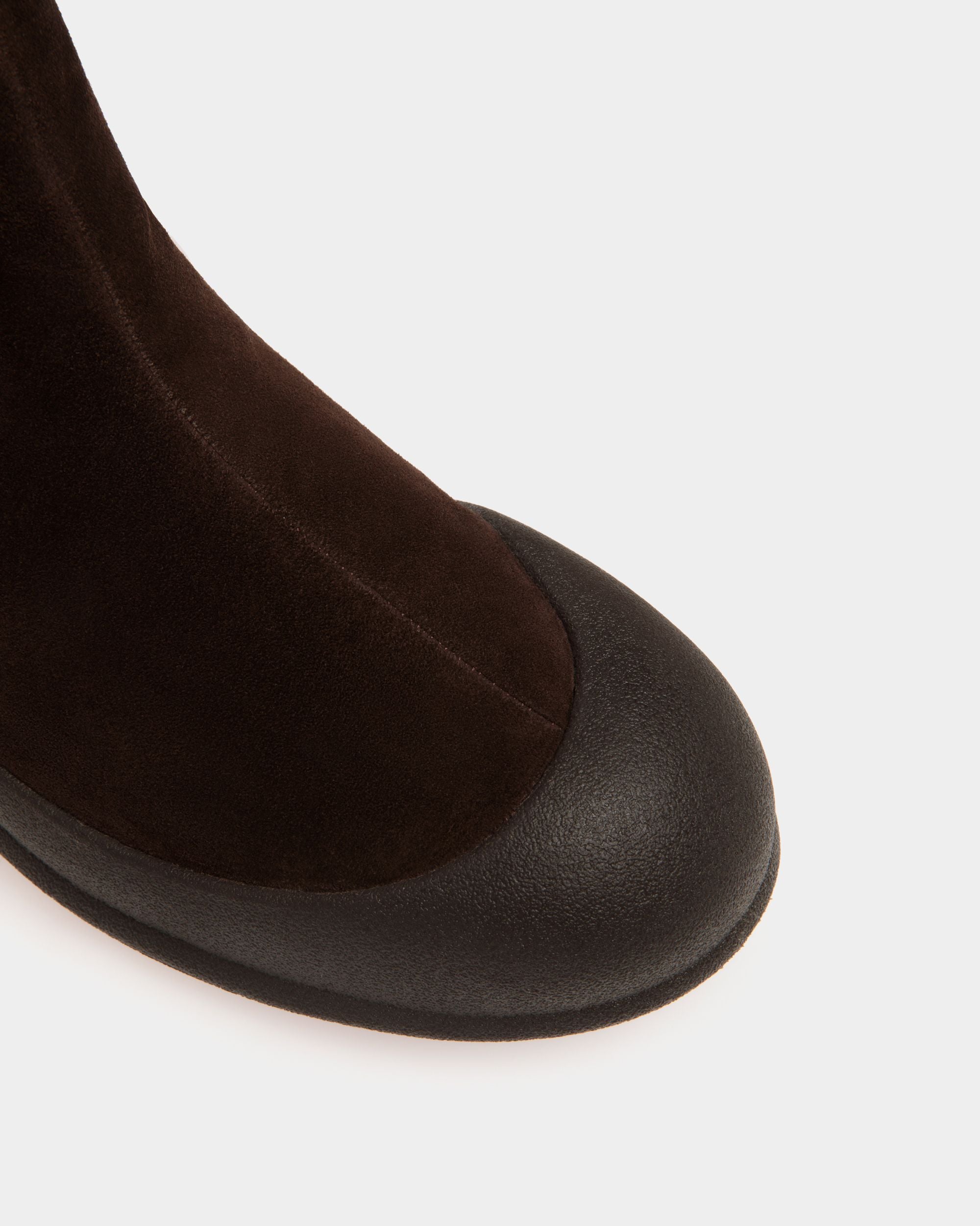 Frei Schneestiefel Aus Veloursleder In Ebenholzschwarz - Herren - Bally - 06