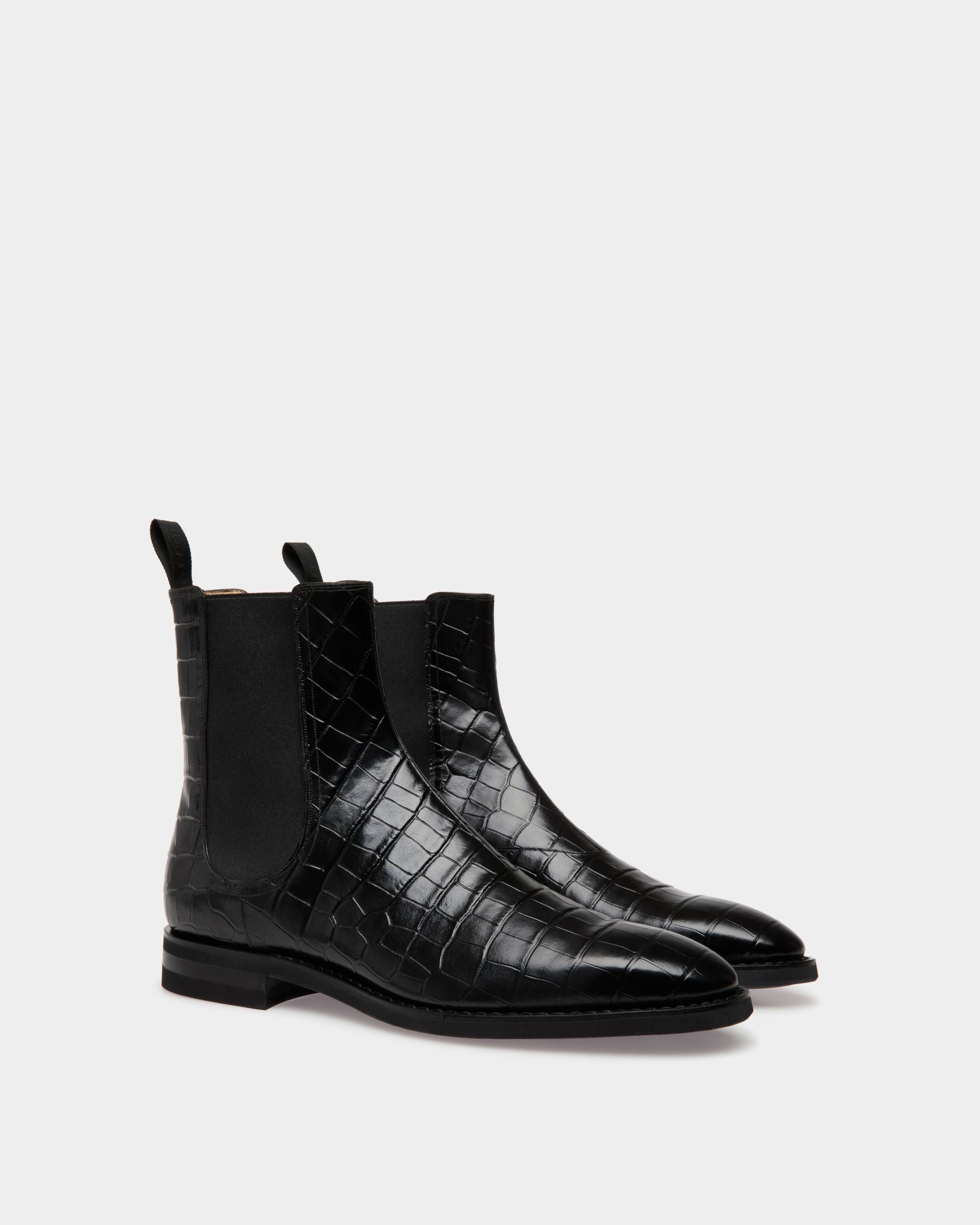 Scribe Boots In Black Leather - Herren - Bally - 02