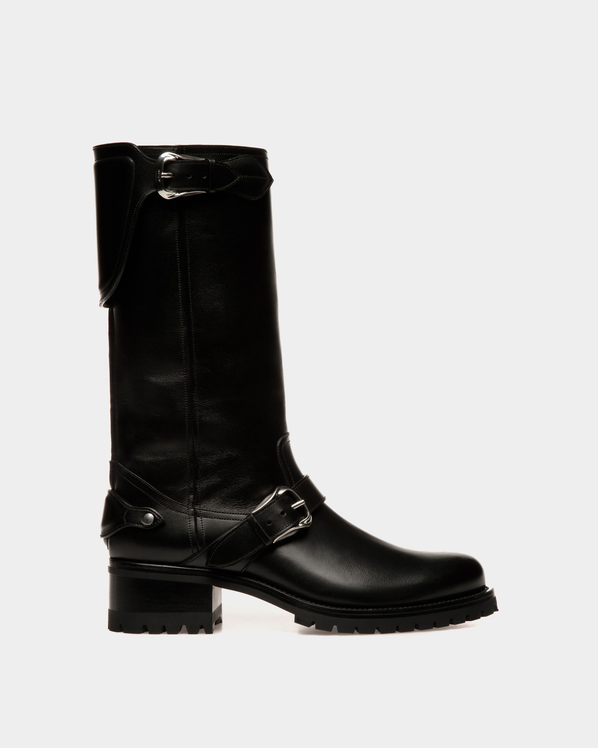 Ardis Langschaftstiefel Aus Leder In Schwarz - Herren - Bally - 01