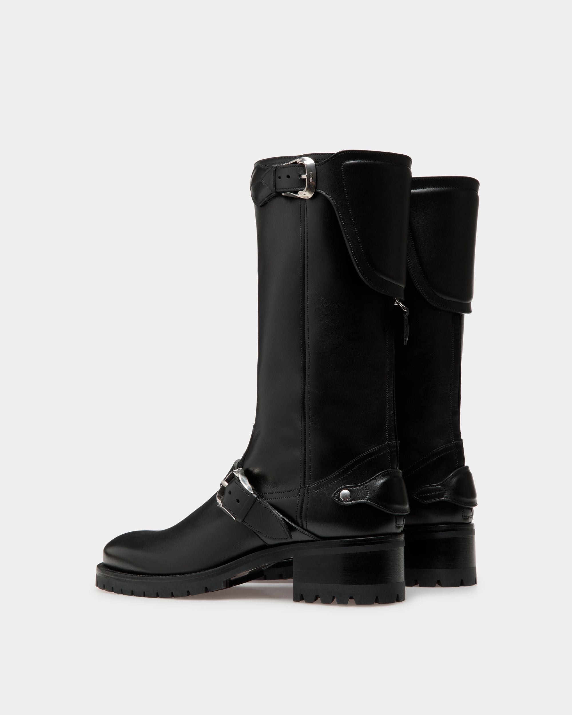 Ardis Langschaftstiefel Aus Leder In Schwarz - Herren - Bally - 04