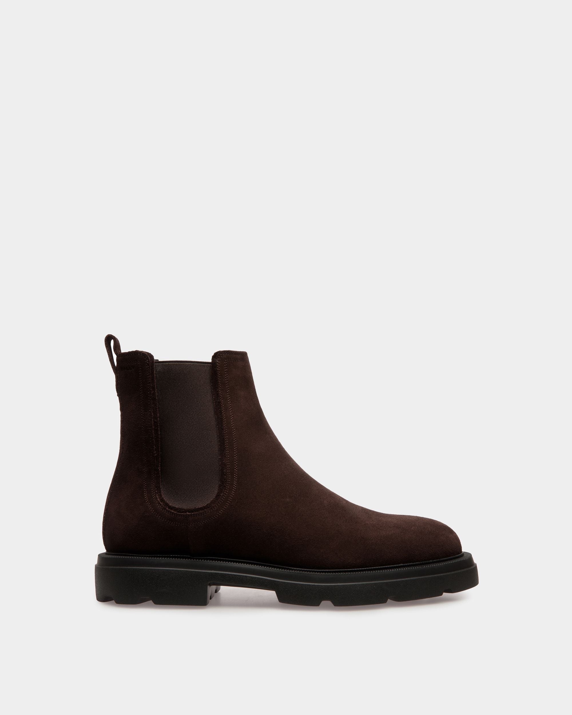 Zurich Stiefelette Aus Veloursleder In Braun - Herren - Bally - 01
