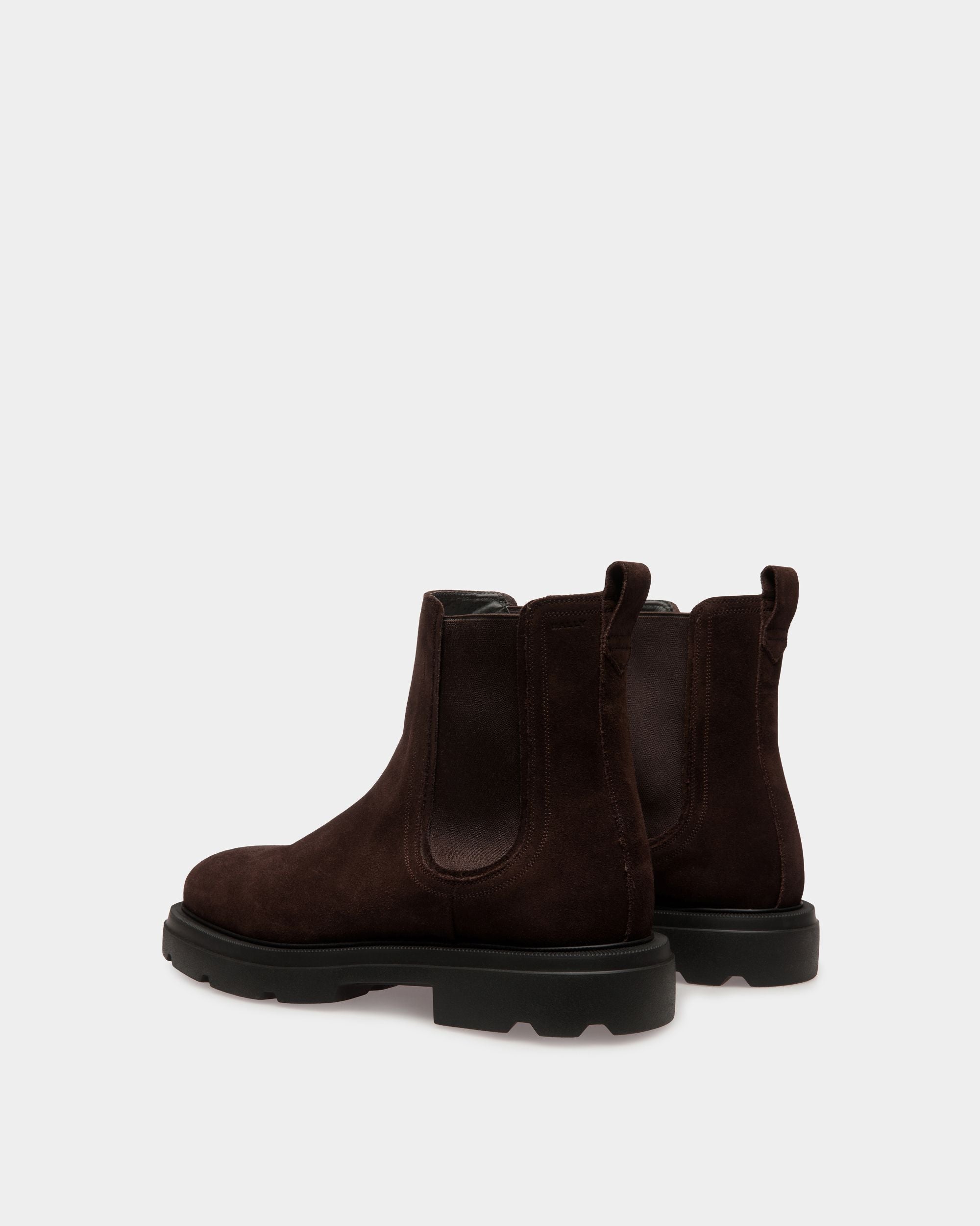 Zurich Stiefelette Aus Veloursleder In Braun - Herren - Bally - 04