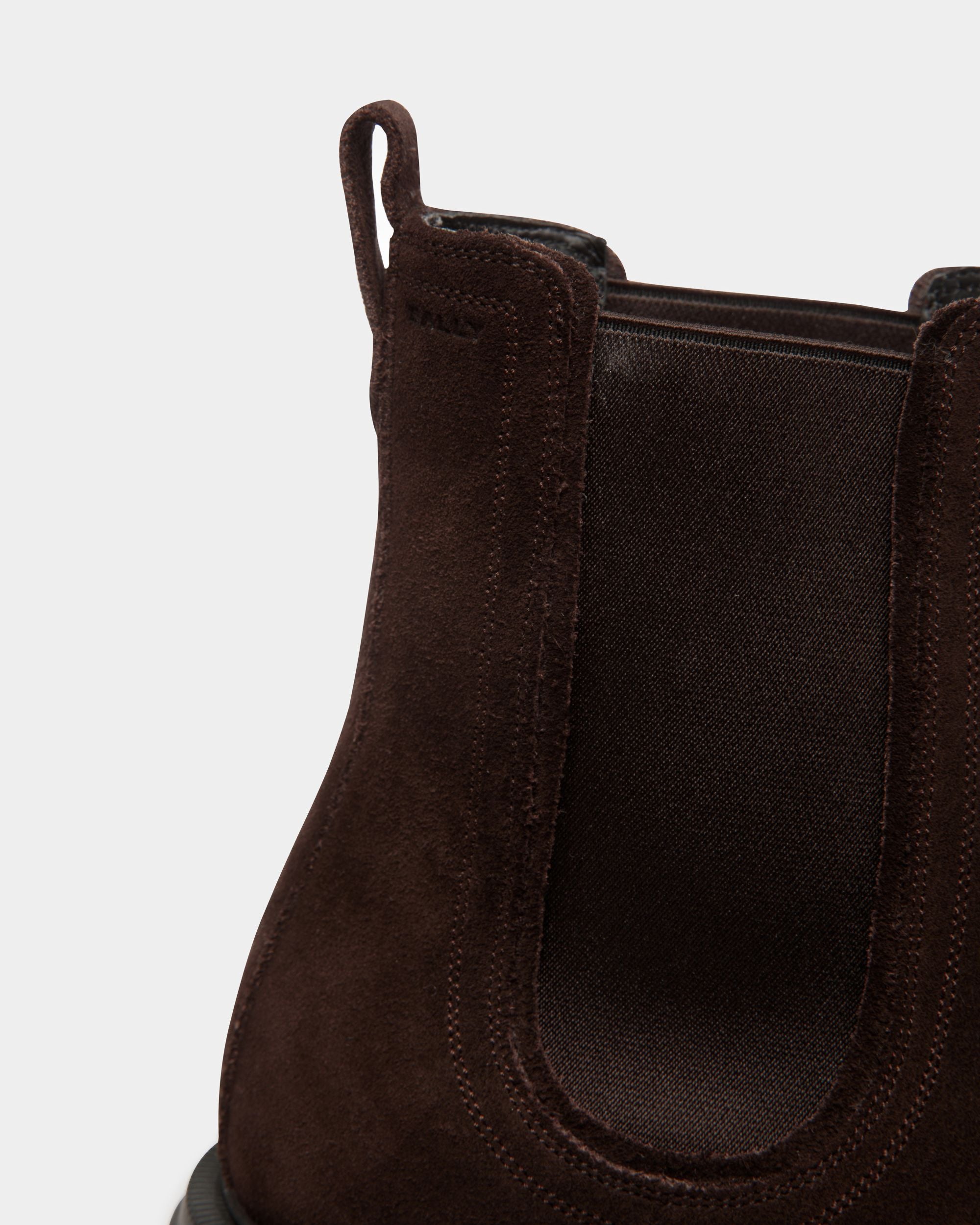 Zurich Stiefelette Aus Veloursleder In Braun - Herren - Bally - 05