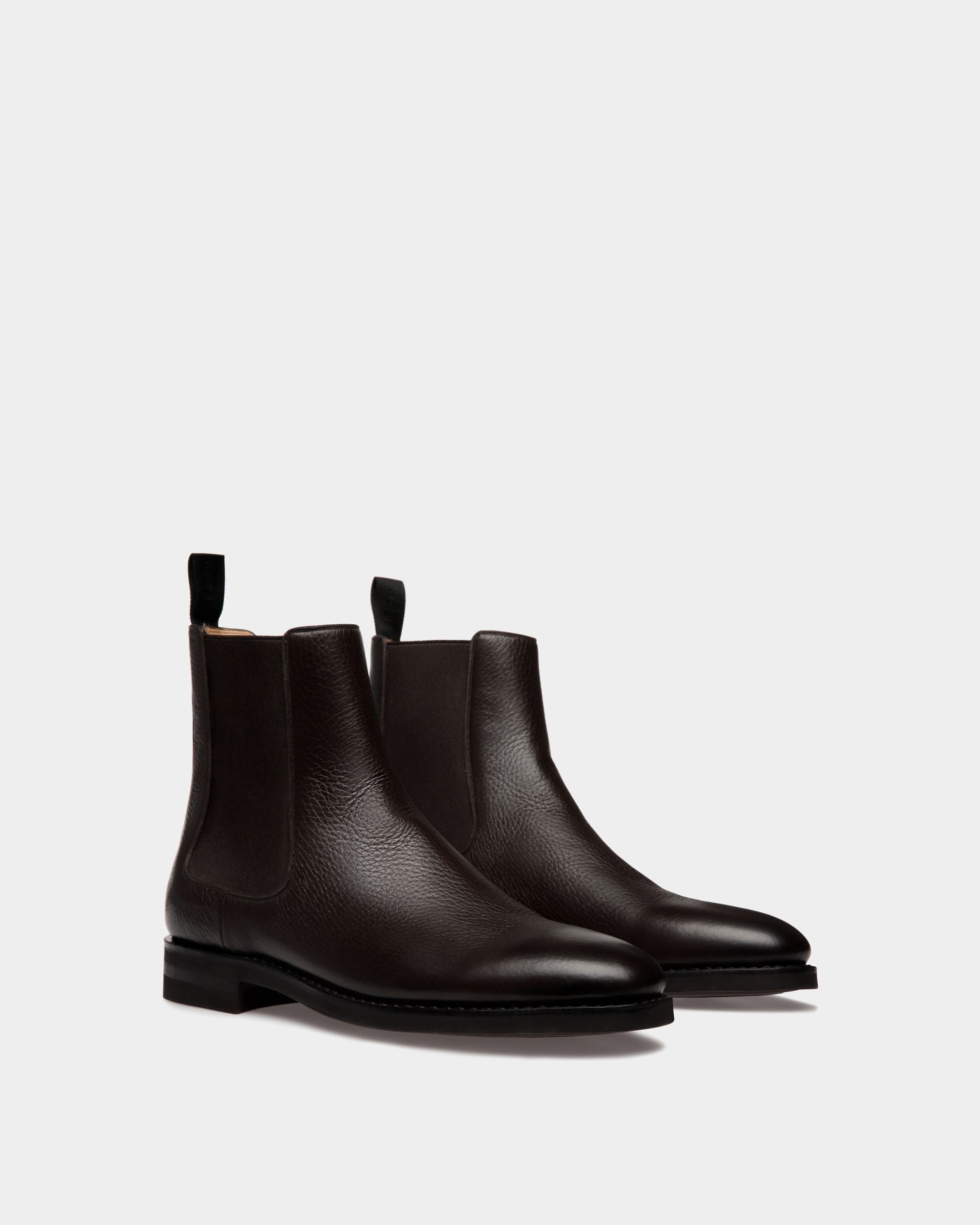 Scribe Un Bootie Aus Hirschleder In Ebenholzschwarz - Herren - Bally - 03