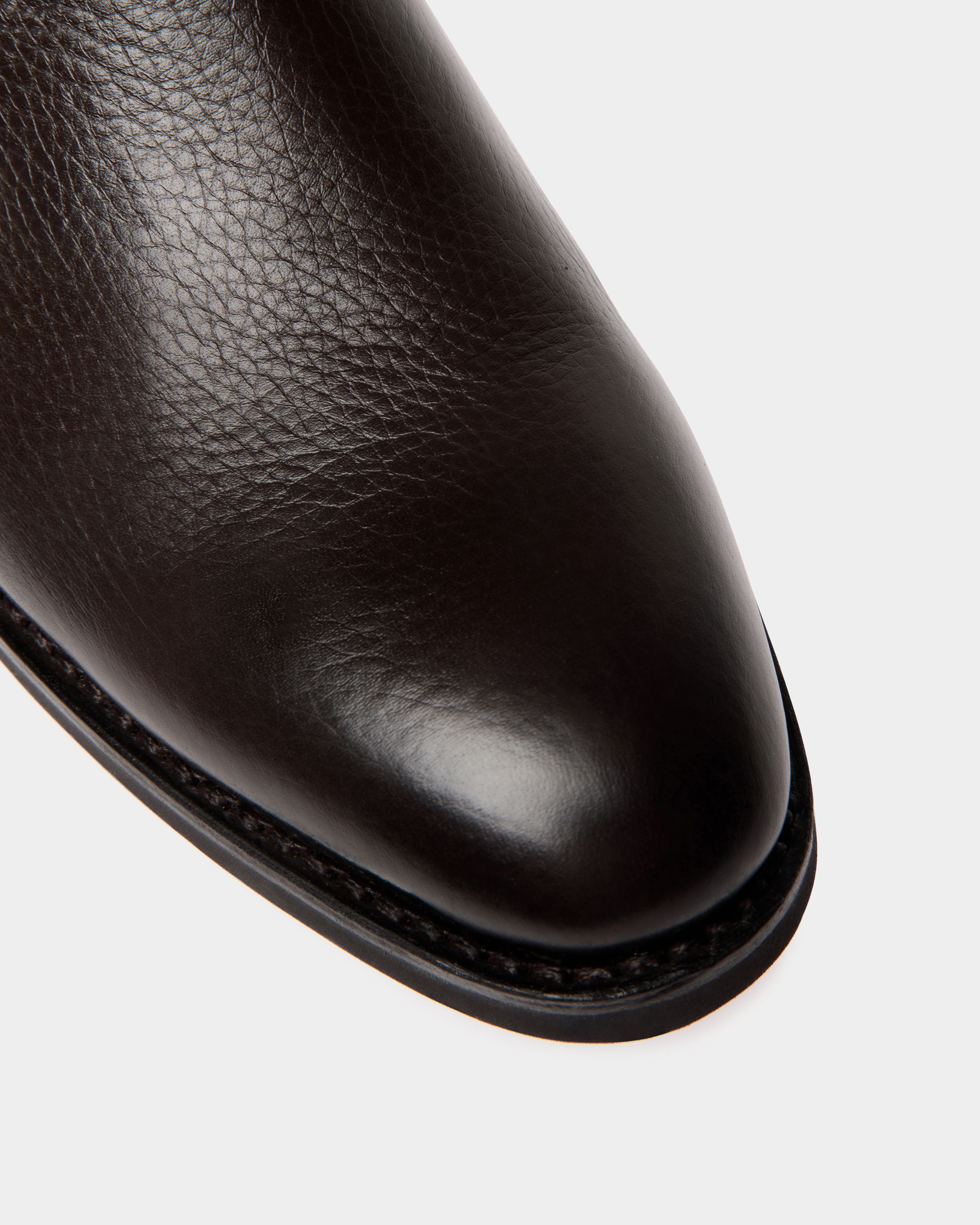 Scribe Un Bootie Aus Hirschleder In Ebenholzschwarz - Herren - Bally - 05