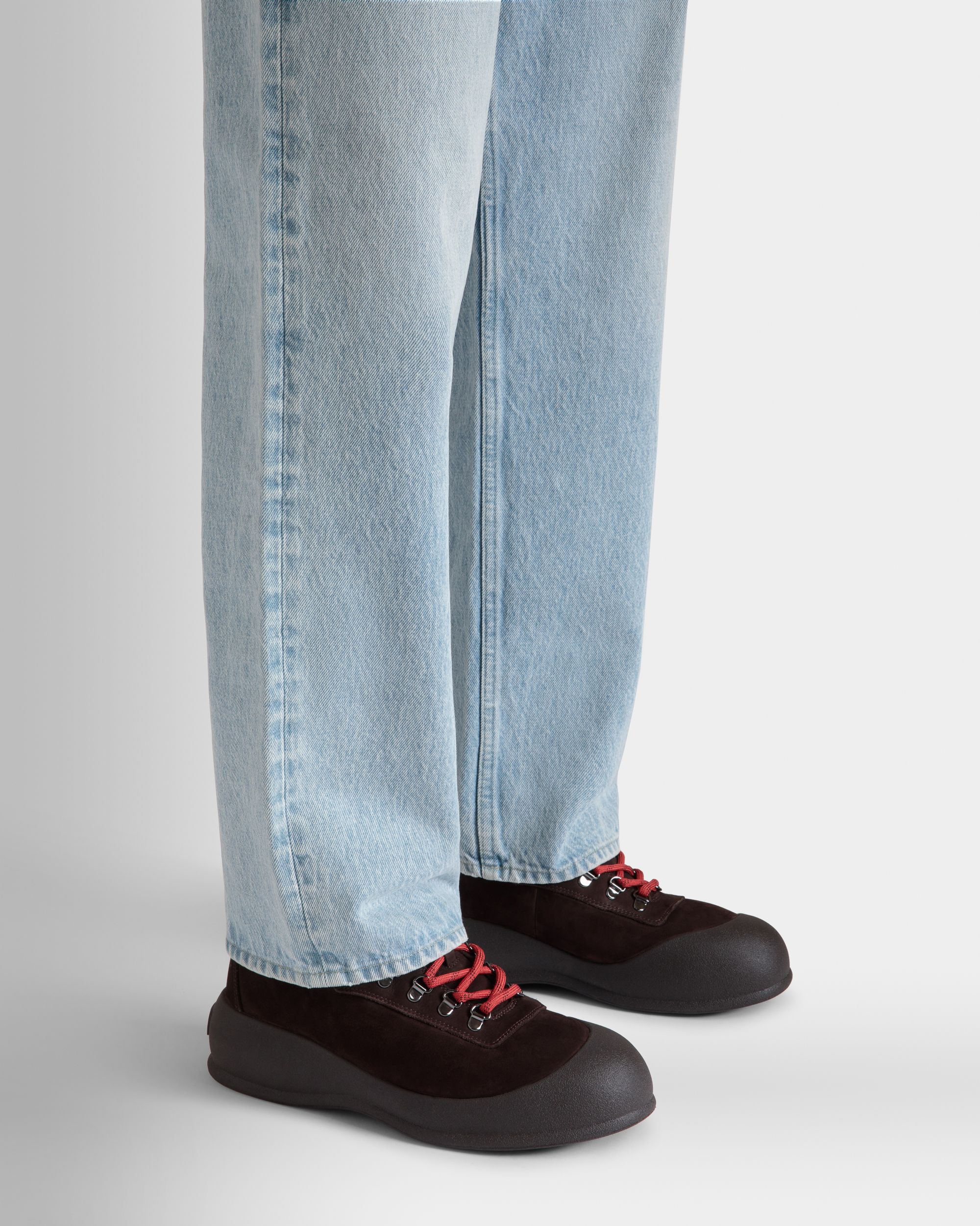 Frei Schneestiefel Aus Nubukleder In Ebenholzschwarz - Herren - Bally - 02
