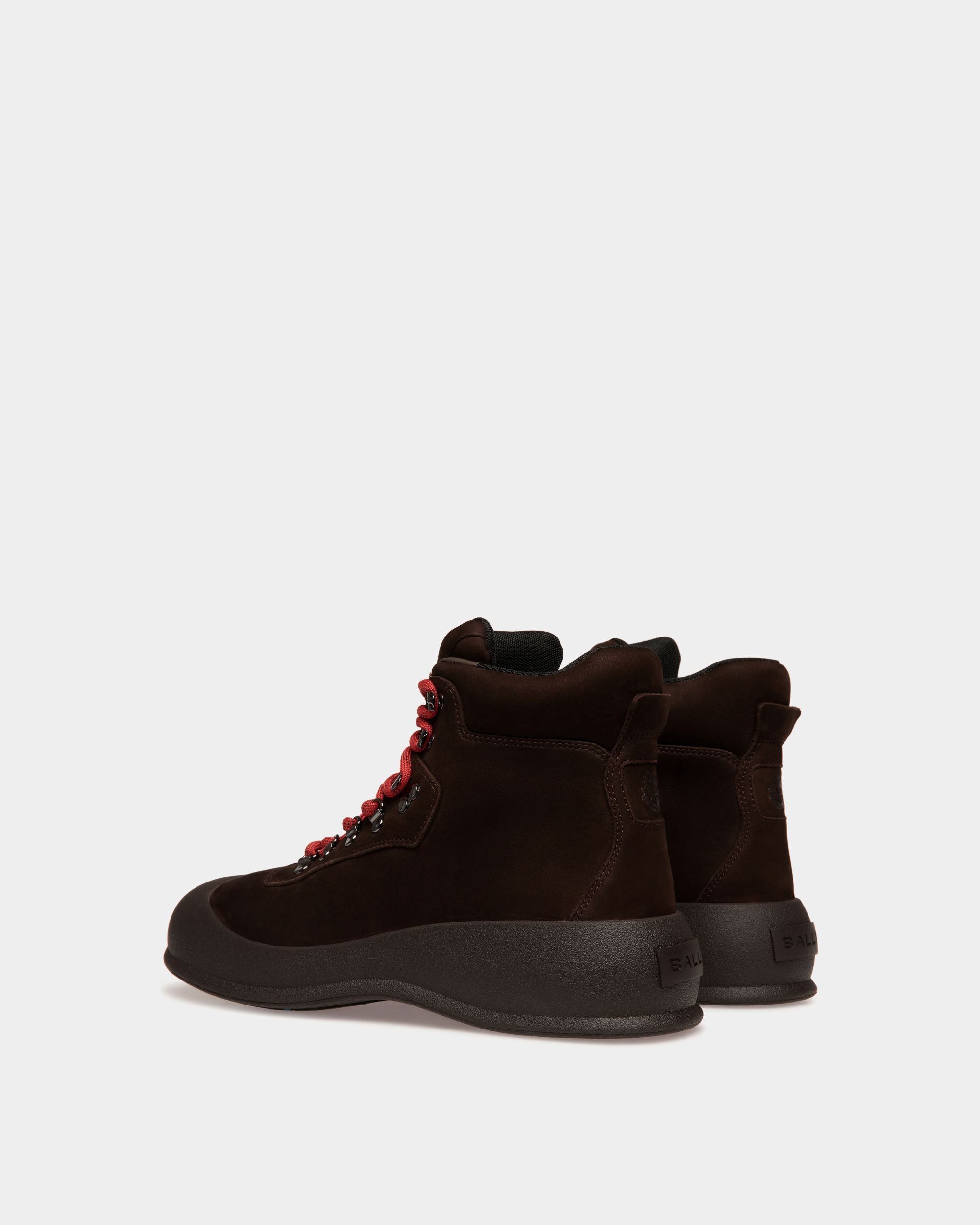 Frei Schneestiefel Aus Nubukleder In Ebenholzschwarz - Herren - Bally - 04