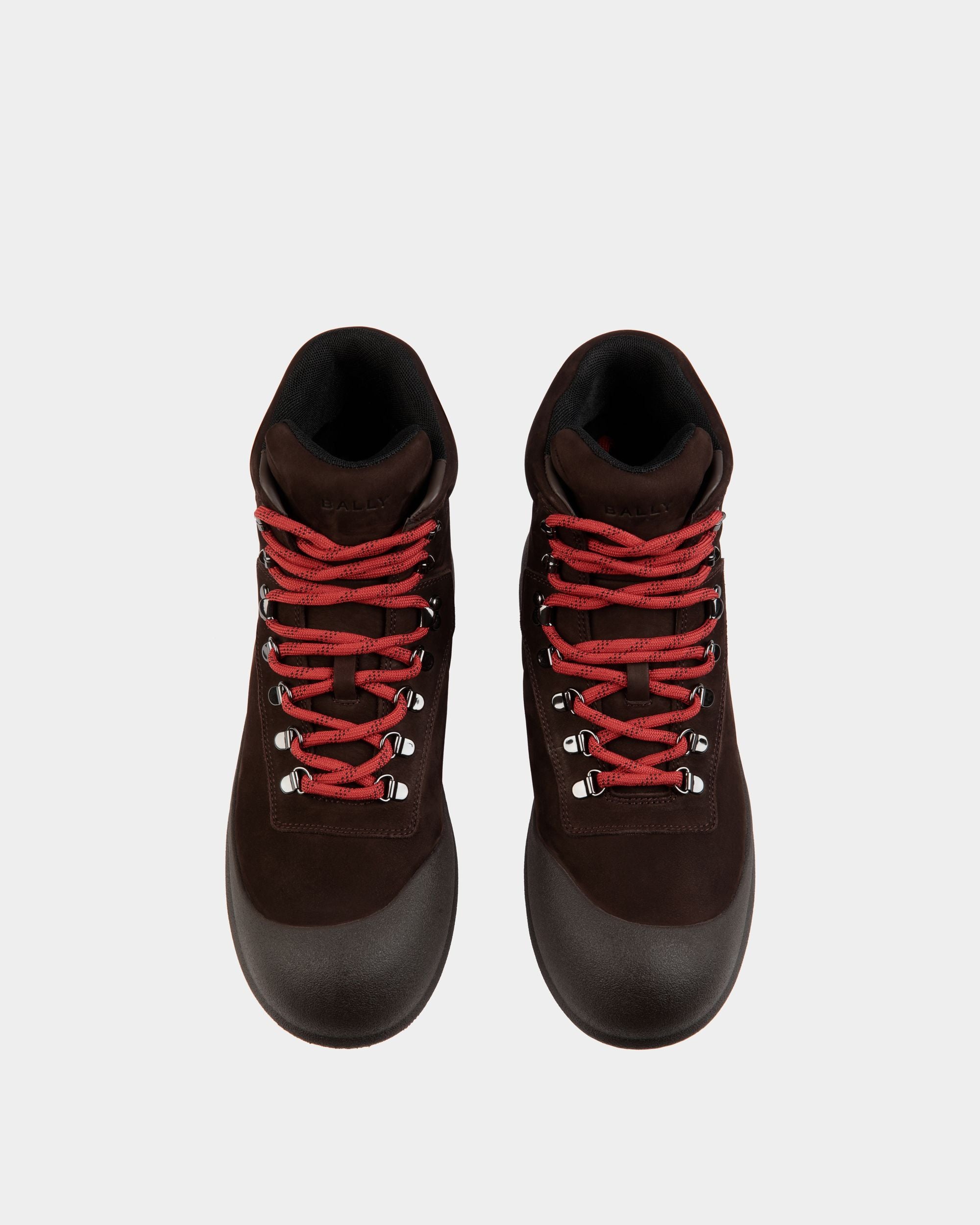 Frei Schneestiefel Aus Nubukleder In Ebenholzschwarz - Herren - Bally - 06