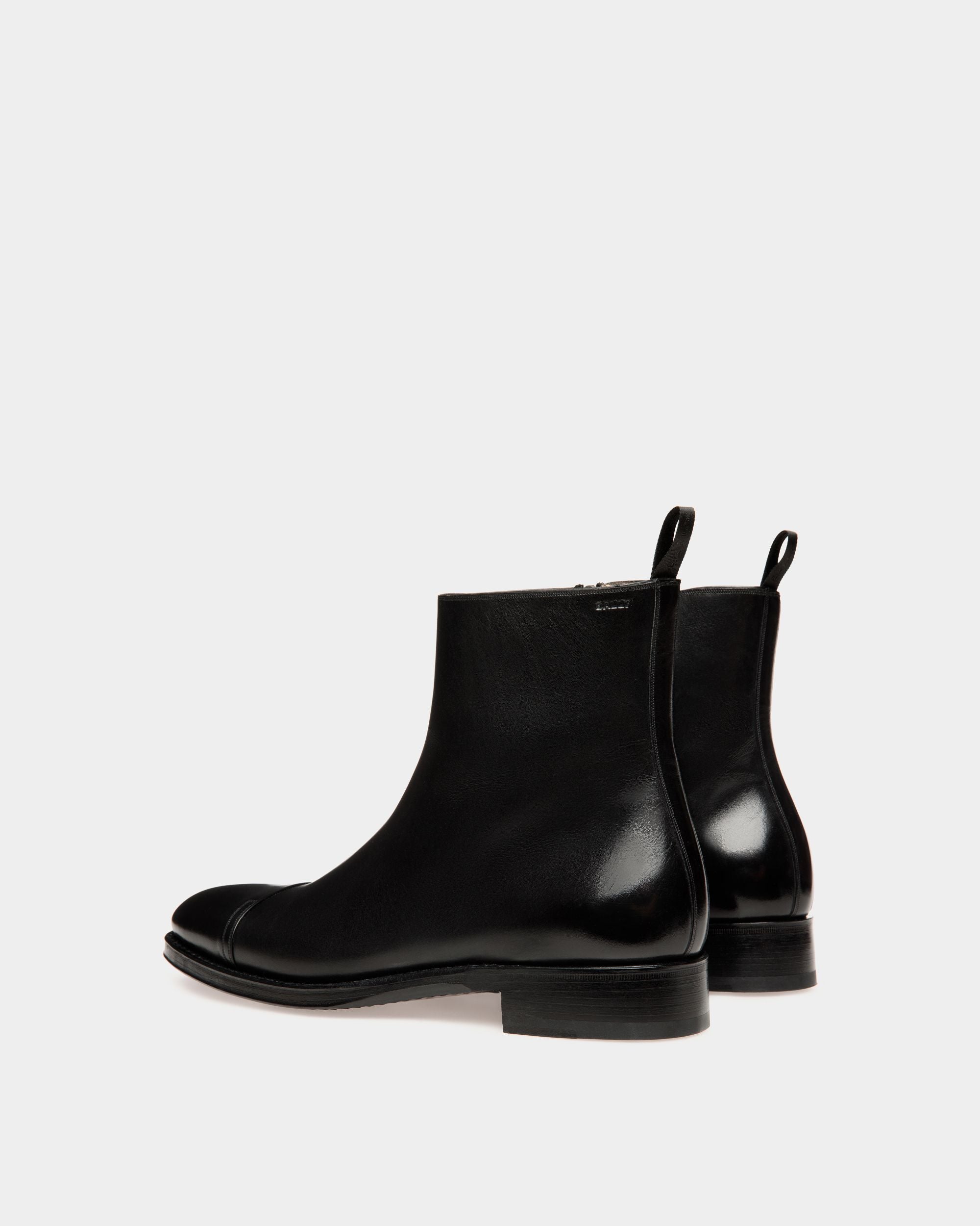 Stiefeletten Aus Leder In Schwarz Aus Der Adrien Brody Travel-Kollektion - Herren - Bally - 04