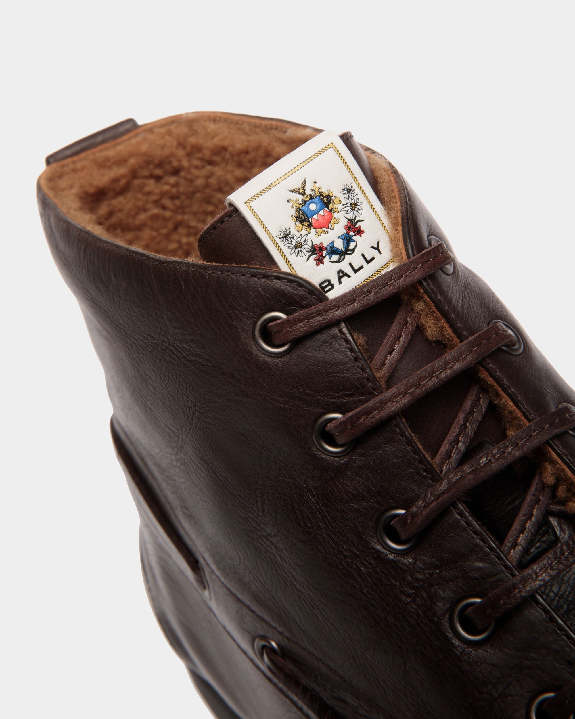 Winter Capsule Stiefeletten Aus Leder In Ebenholzschwarz - Herren - Bally - 06