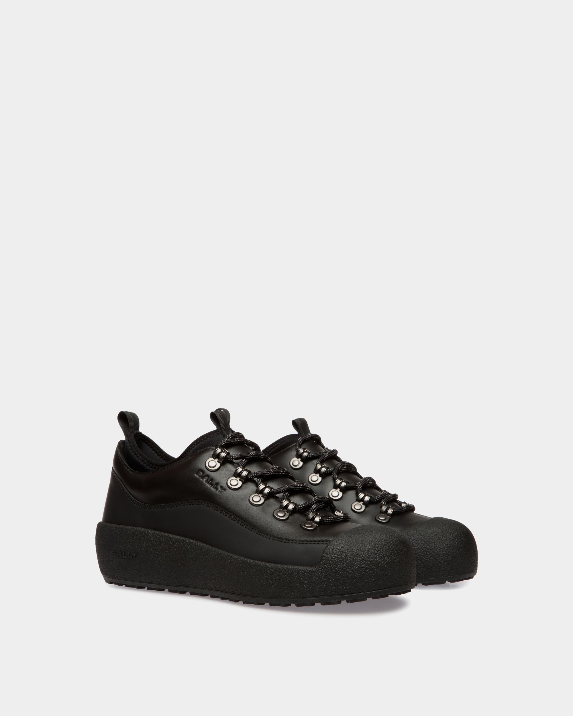 Winter Capsule Stiefelette Aus Schwarzem Leder - Herren - Bally - 03